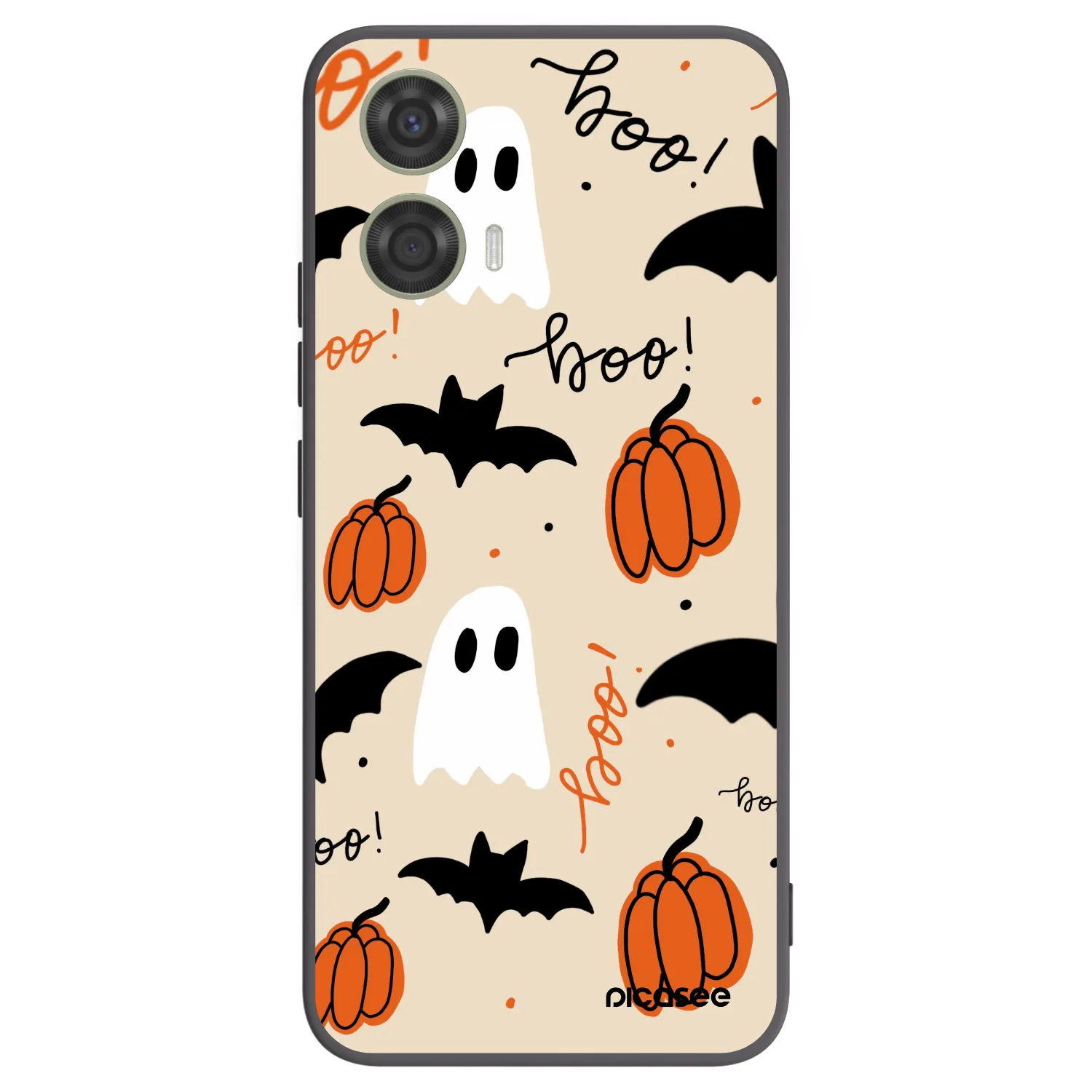 Picasee silikonový černý obal pro Motorola Moto G24 - Halloween 26