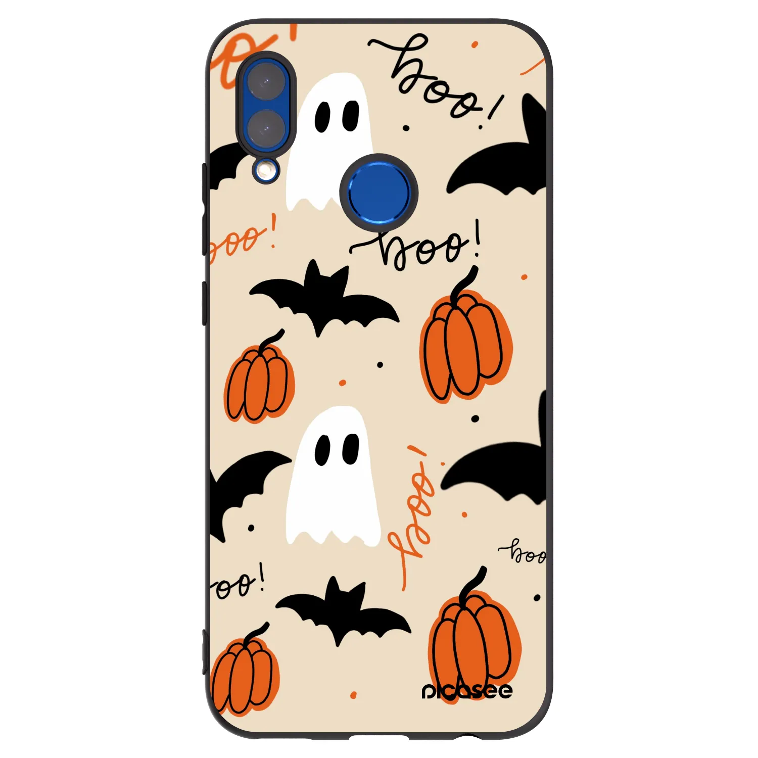 Picasee silikonový černý obal pro Huawei P Smart 2019 - Halloween 26