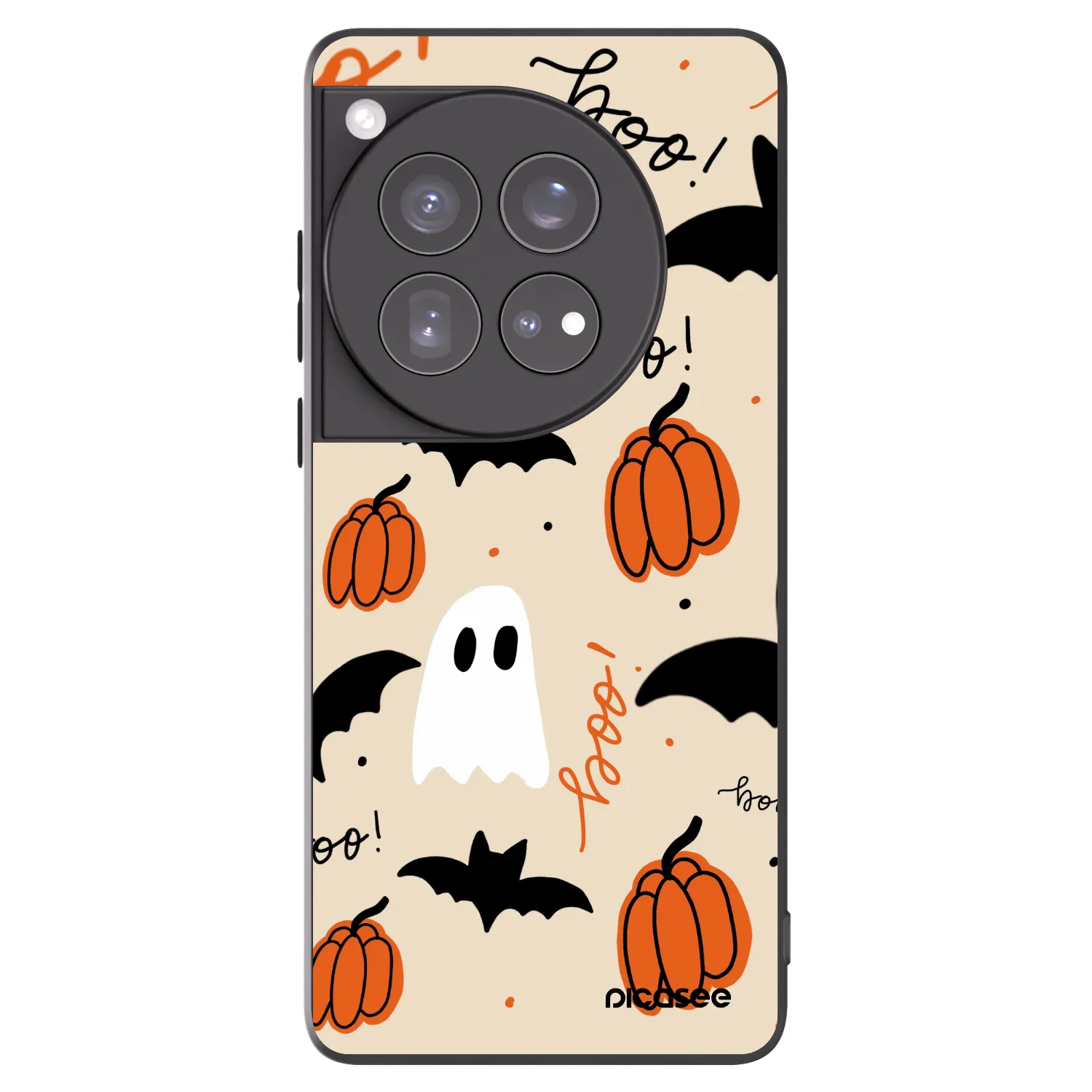 Picasee silikonový černý obal pro OnePlus 12 5G - Halloween 26