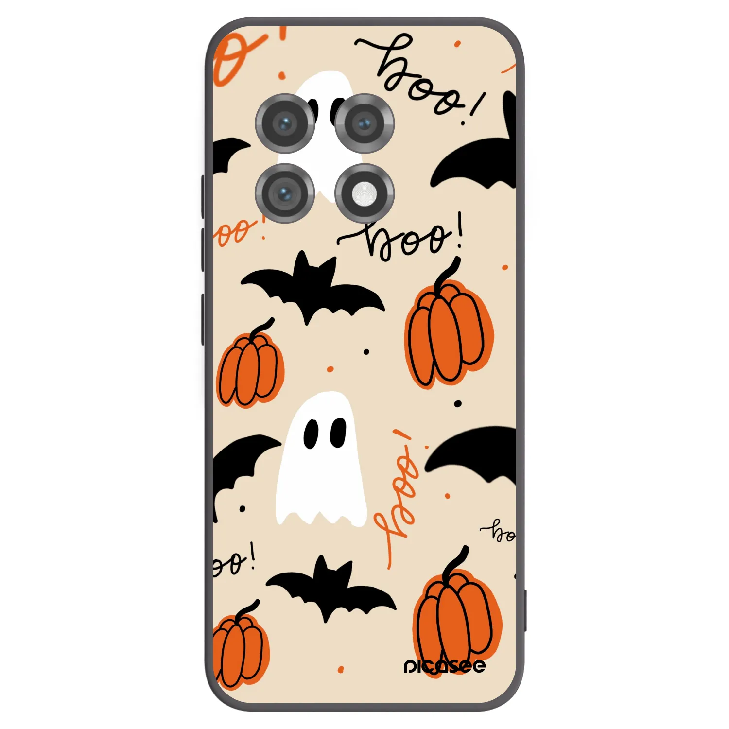 Picasee silikonový černý obal pro OnePlus 11 5G - Halloween 26