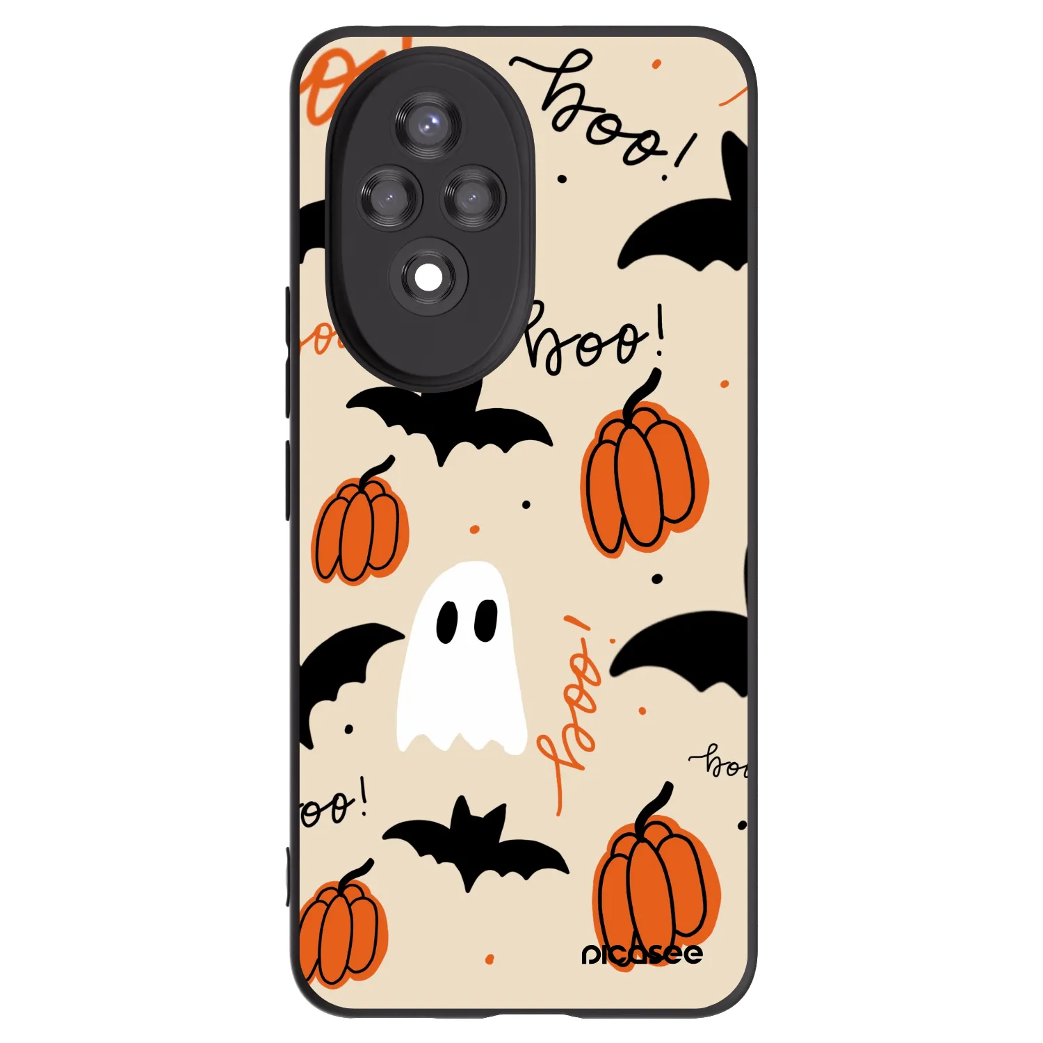 Picasee silikonový černý obal pro Honor 200 Pro 5G - Halloween 26