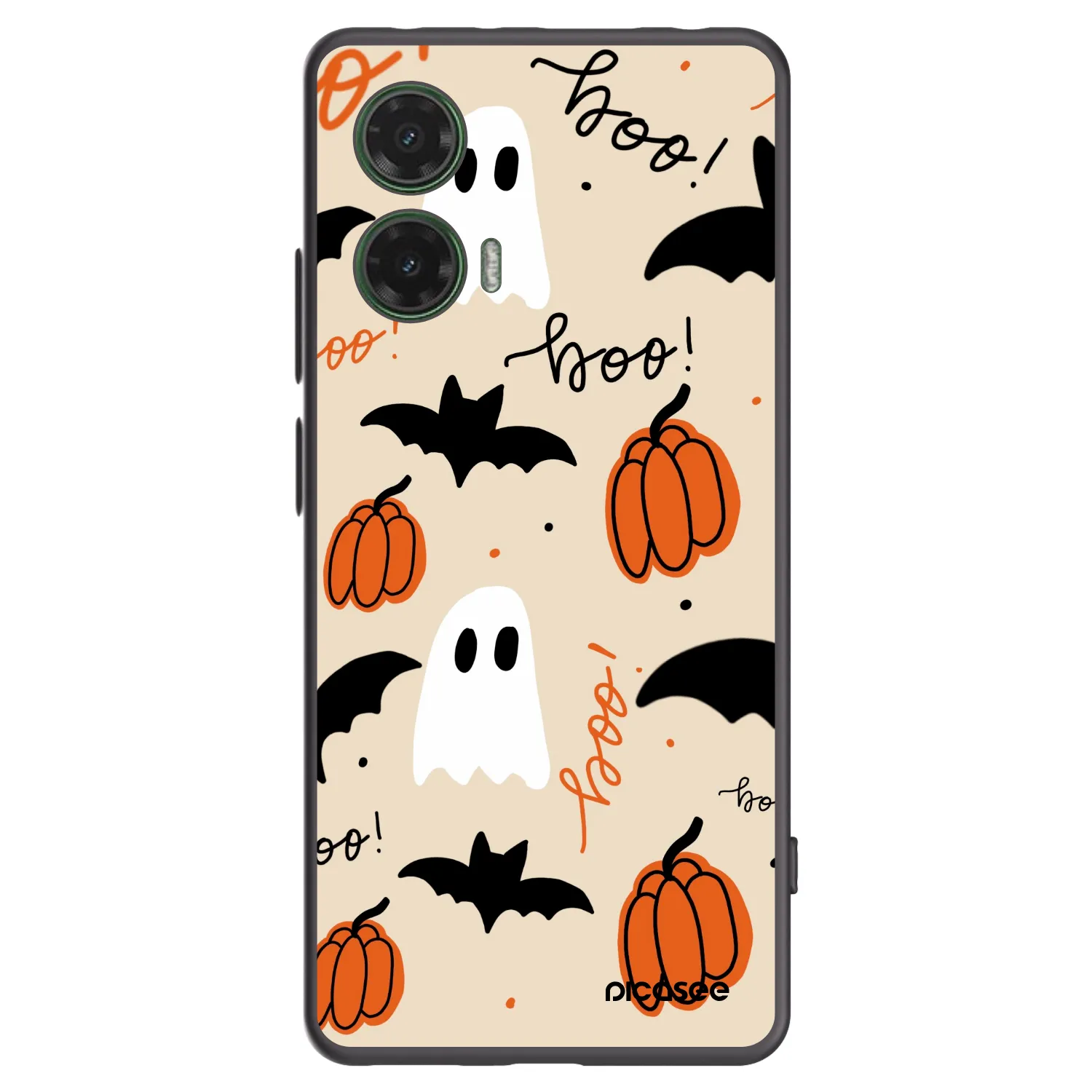 Picasee silikonový černý obal pro Motorola Moto G35 5G - Halloween 26