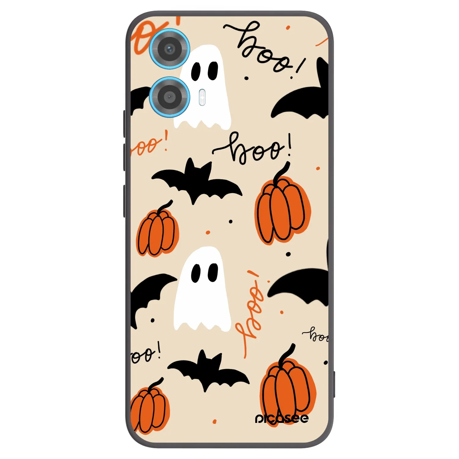 Picasee silikonový černý obal pro Motorola Moto G34 5G - Halloween 26