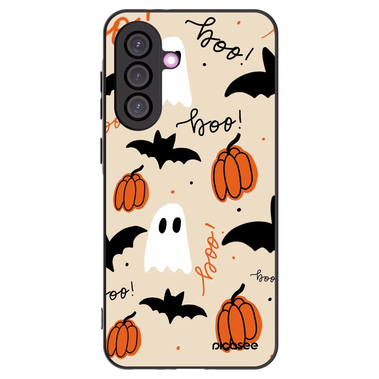 Picasee silikonový černý obal pro Samsung Galaxy A56 5G A566B - Halloween 26