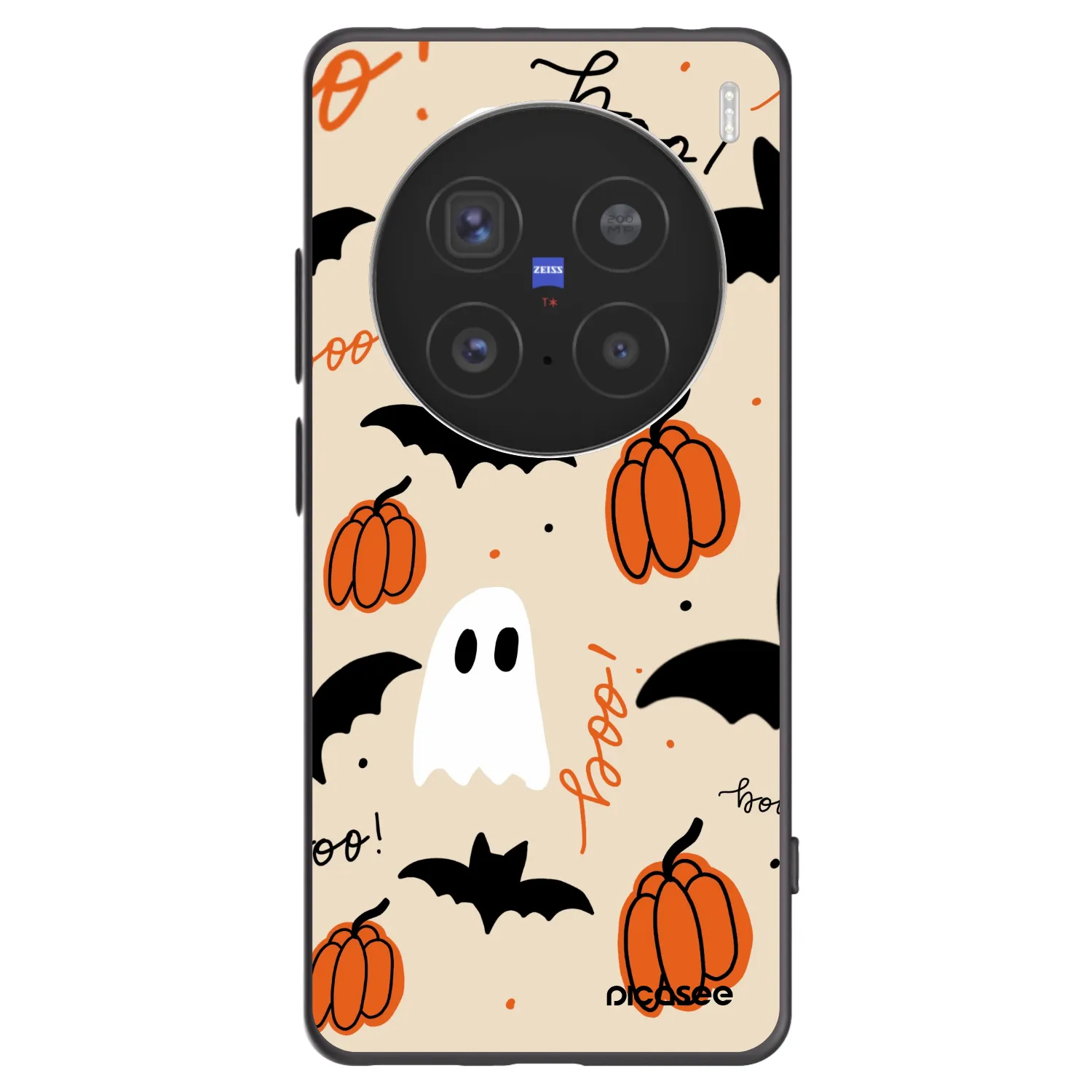 Picasee silikonový černý obal pro Vivo X200 Pro - Halloween 26