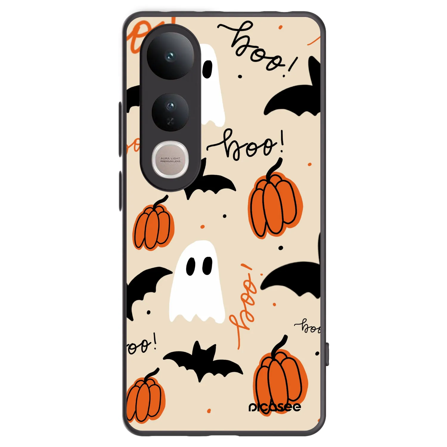 Picasee silikonový černý obal pro Vivo V50 Lite 5G - Halloween 26