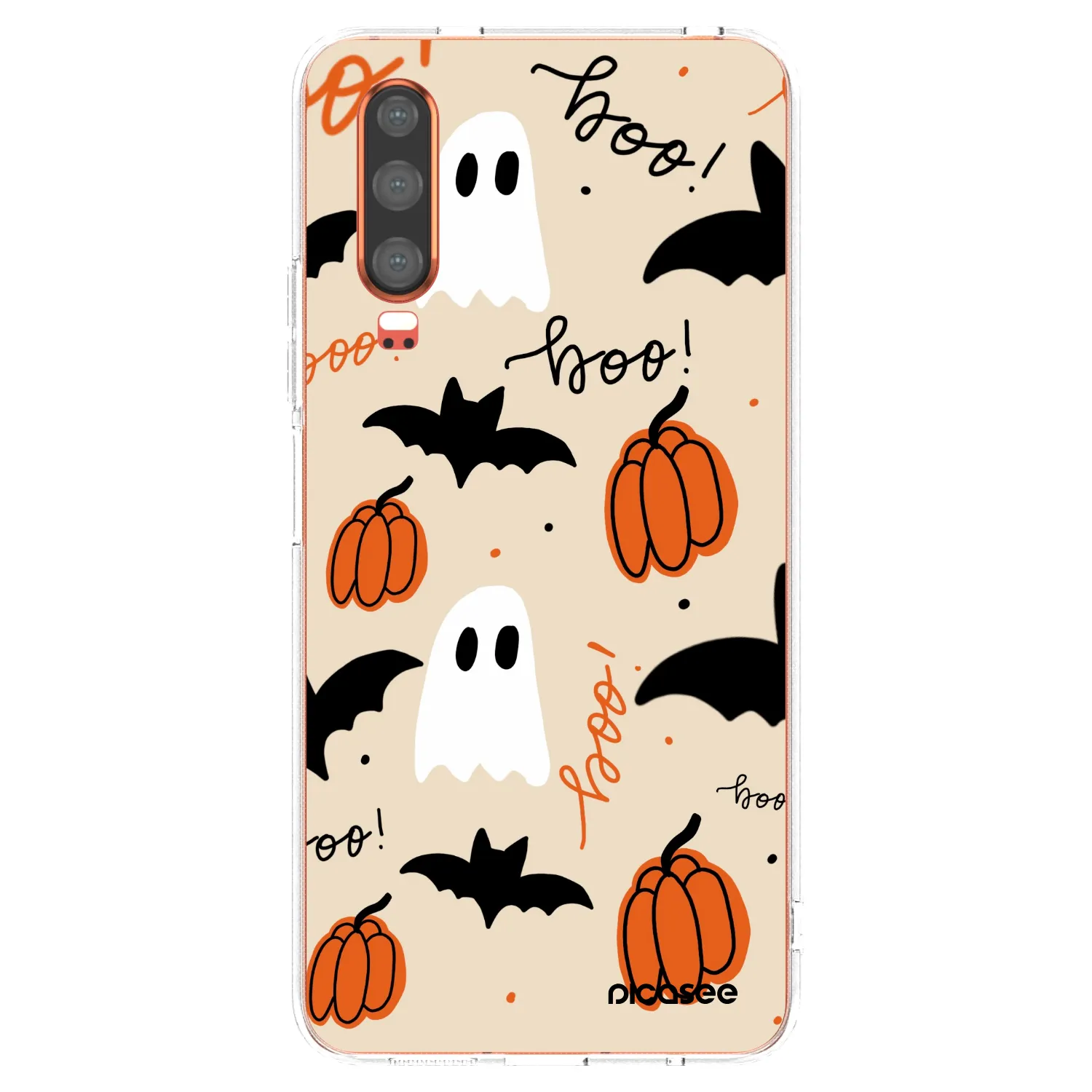Picasee silikonový průhledný obal pro Huawei P30 - Halloween 26