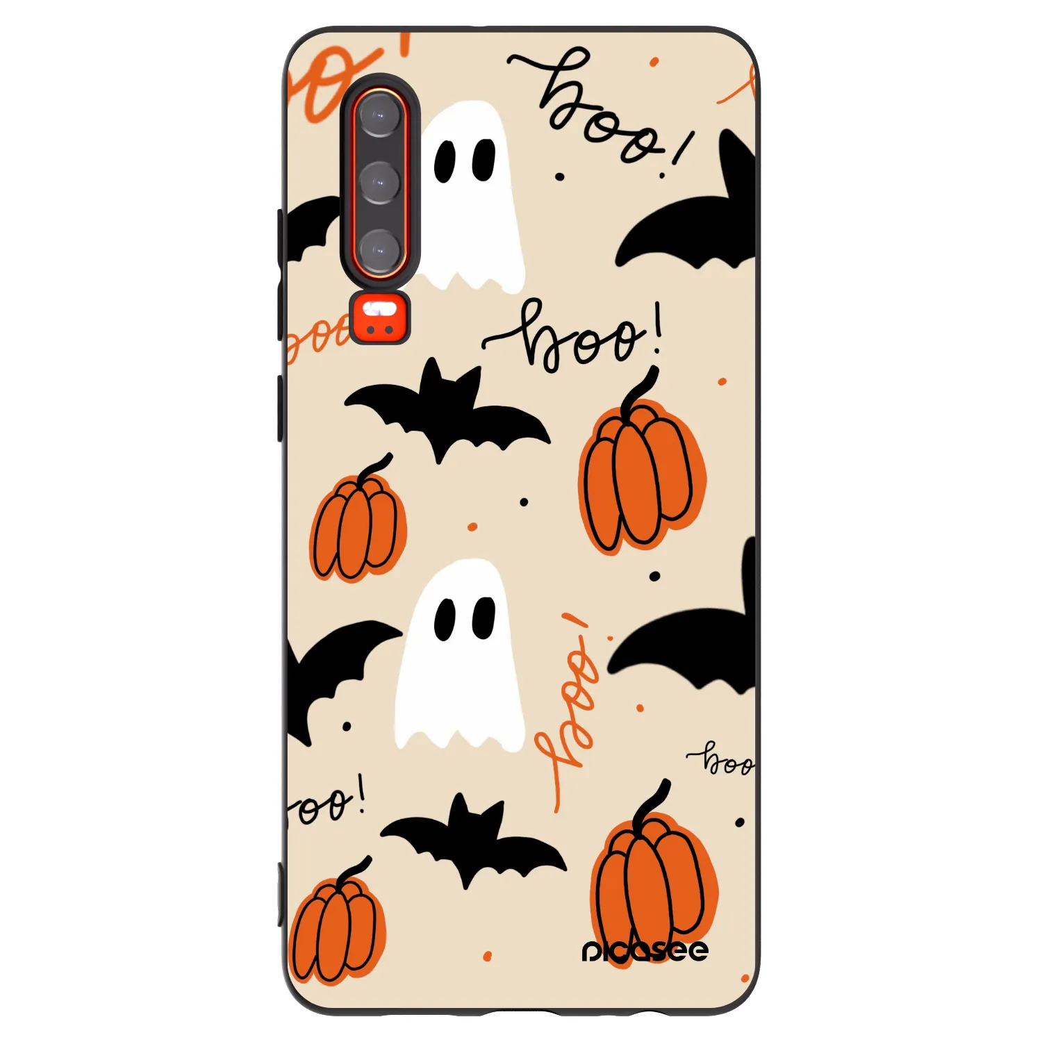 Picasee silikonový černý obal pro Huawei P30 - Halloween 26