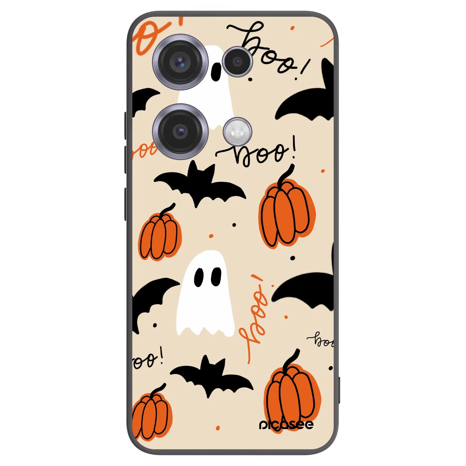 Picasee silikonový černý obal pro Xiaomi Redmi Note 14S - Halloween 26