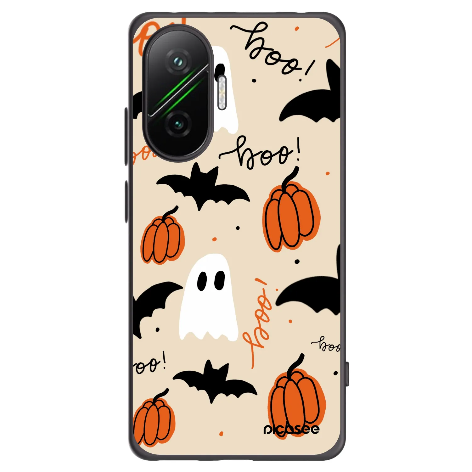 Picasee silikonový černý obal pro Xiaomi Poco F7 5G - Halloween 26