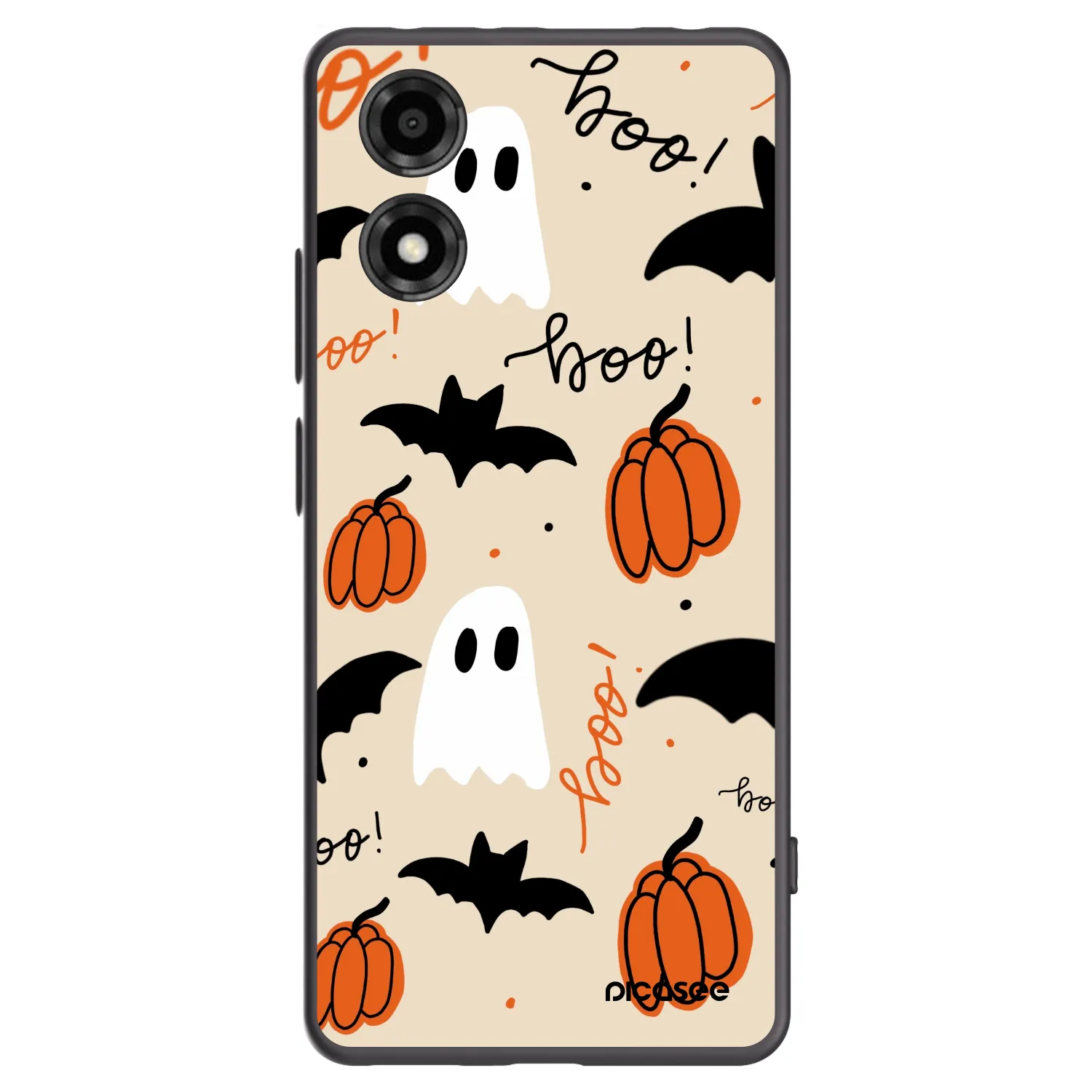 Picasee silikonový černý obal pro Motorola Moto E14 - Halloween 26