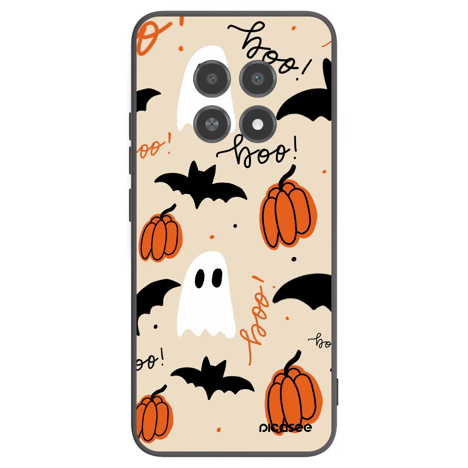 Picasee silikonový černý obal pro Realme 12X - Halloween 26