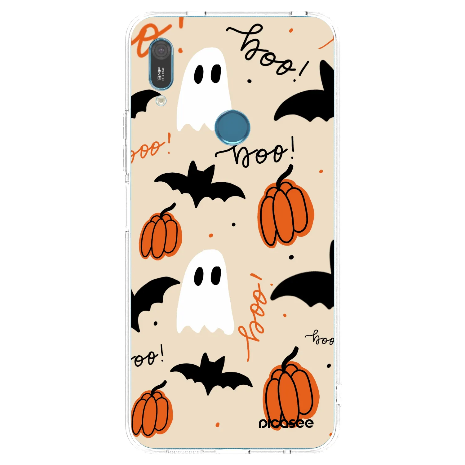 Picasee silikonový průhledný obal pro Huawei Y6 2019 - Halloween 26