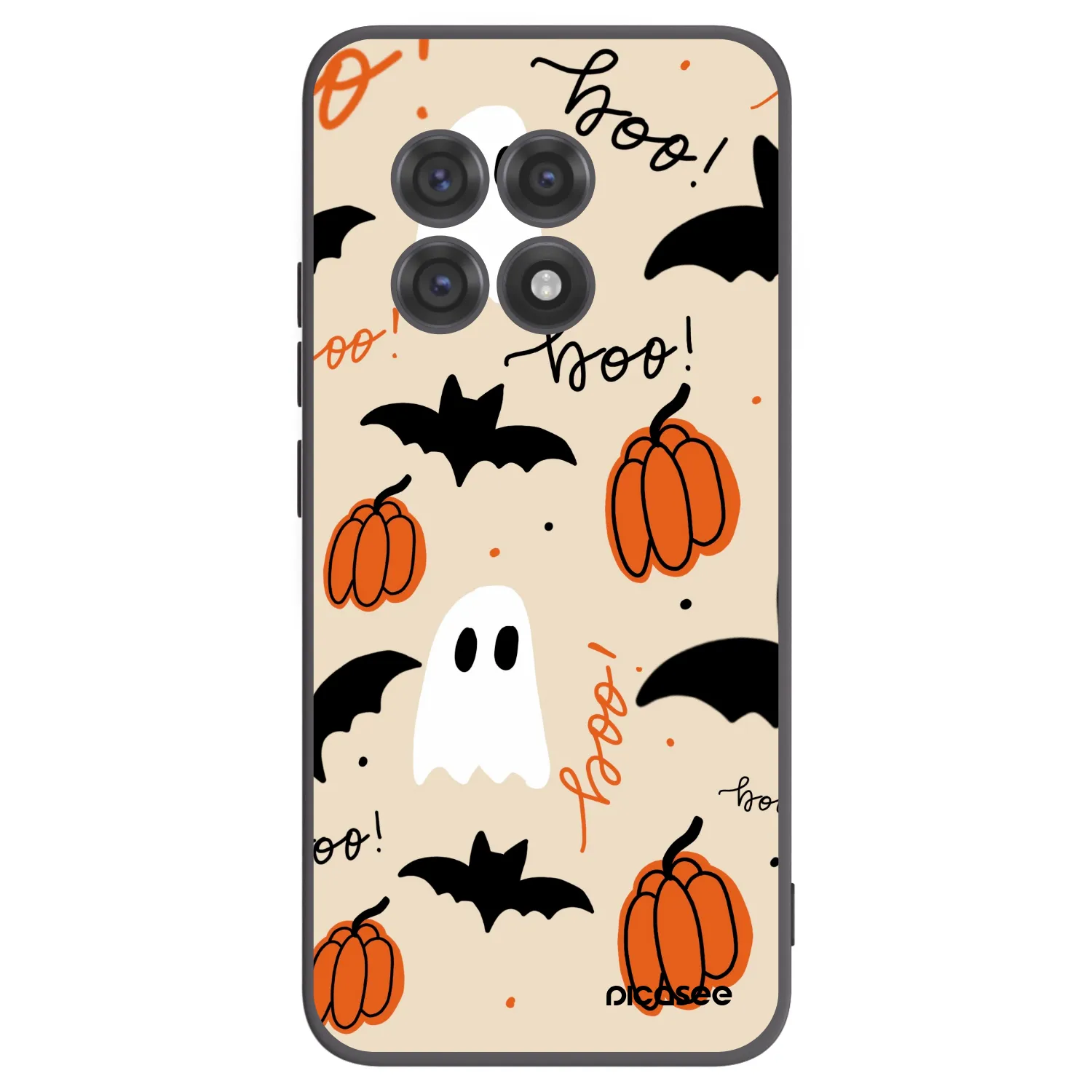 Picasee silikonový černý obal pro OnePlus 13R 5G - Halloween 26