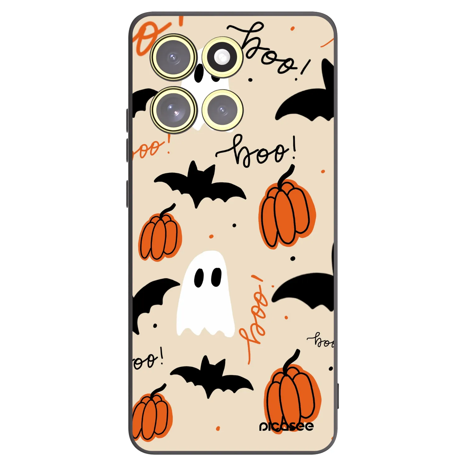 Picasee silikonový černý obal pro Motorola Moto G86 5G - Halloween 26
