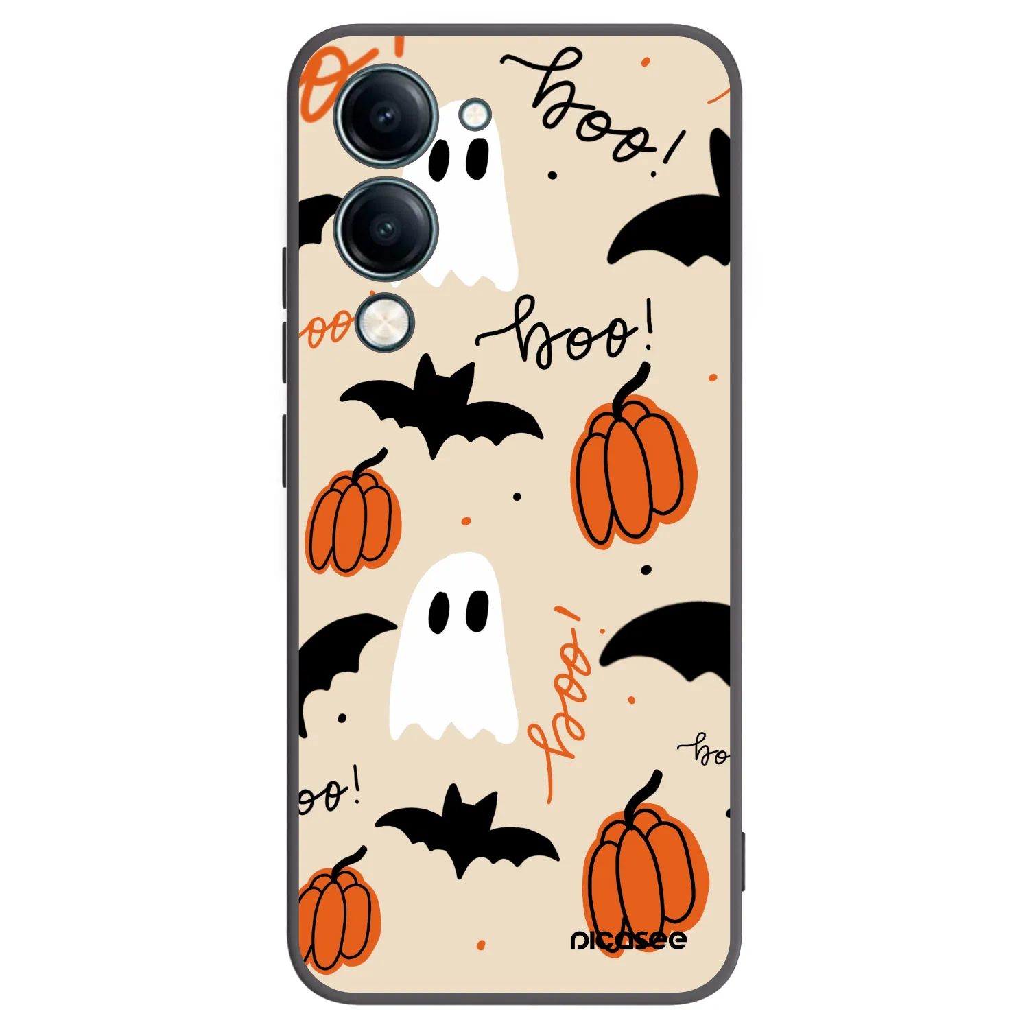 Picasee silikonový černý obal pro Vivo Y29s 5G - Halloween 26