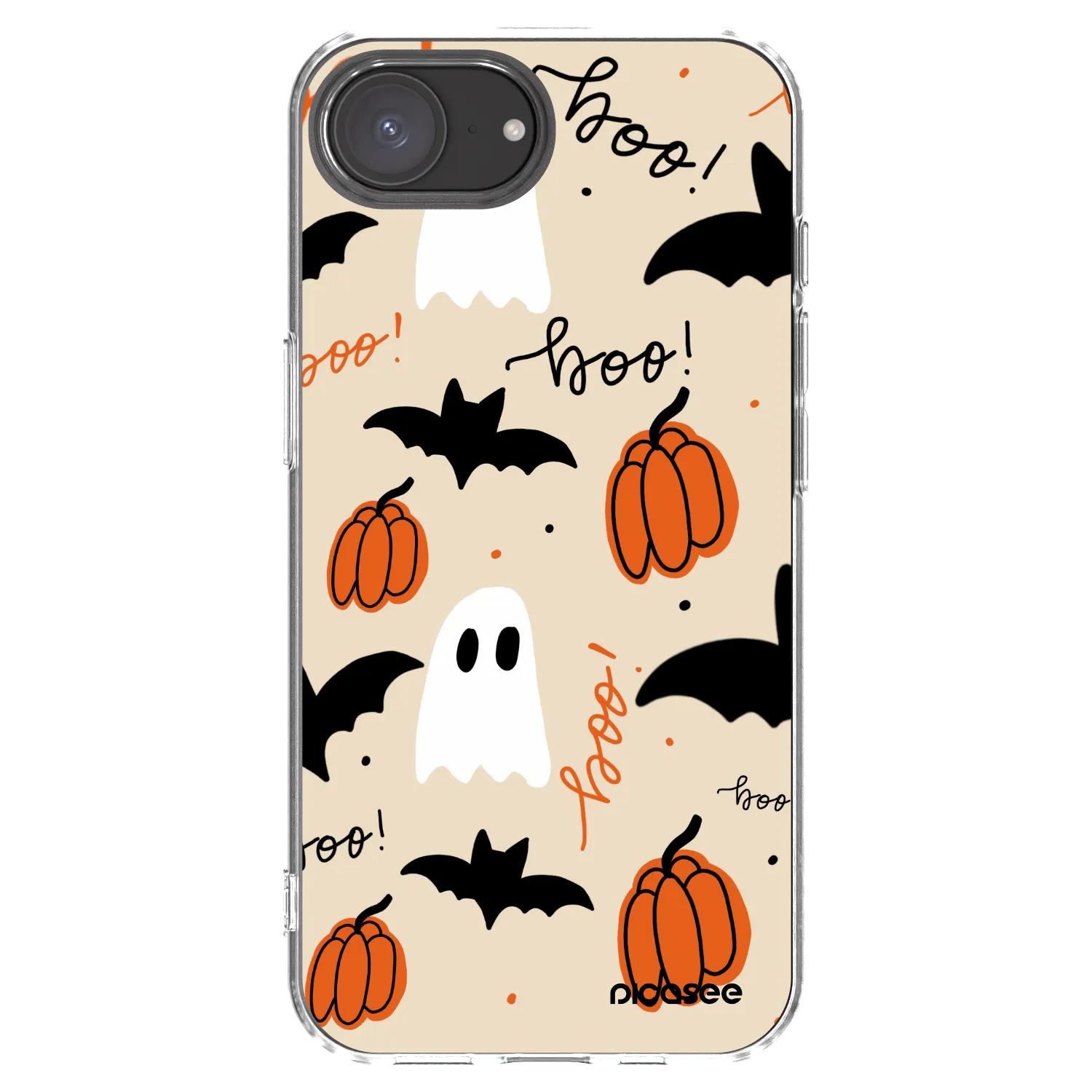 Picasee silikonový průhledný obal pro Apple iPhone 17e - Halloween 26