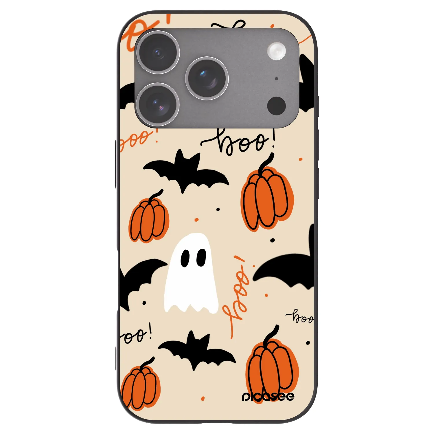Picasee silikonový černý obal pro Apple iPhone 18 Pro - Halloween 26