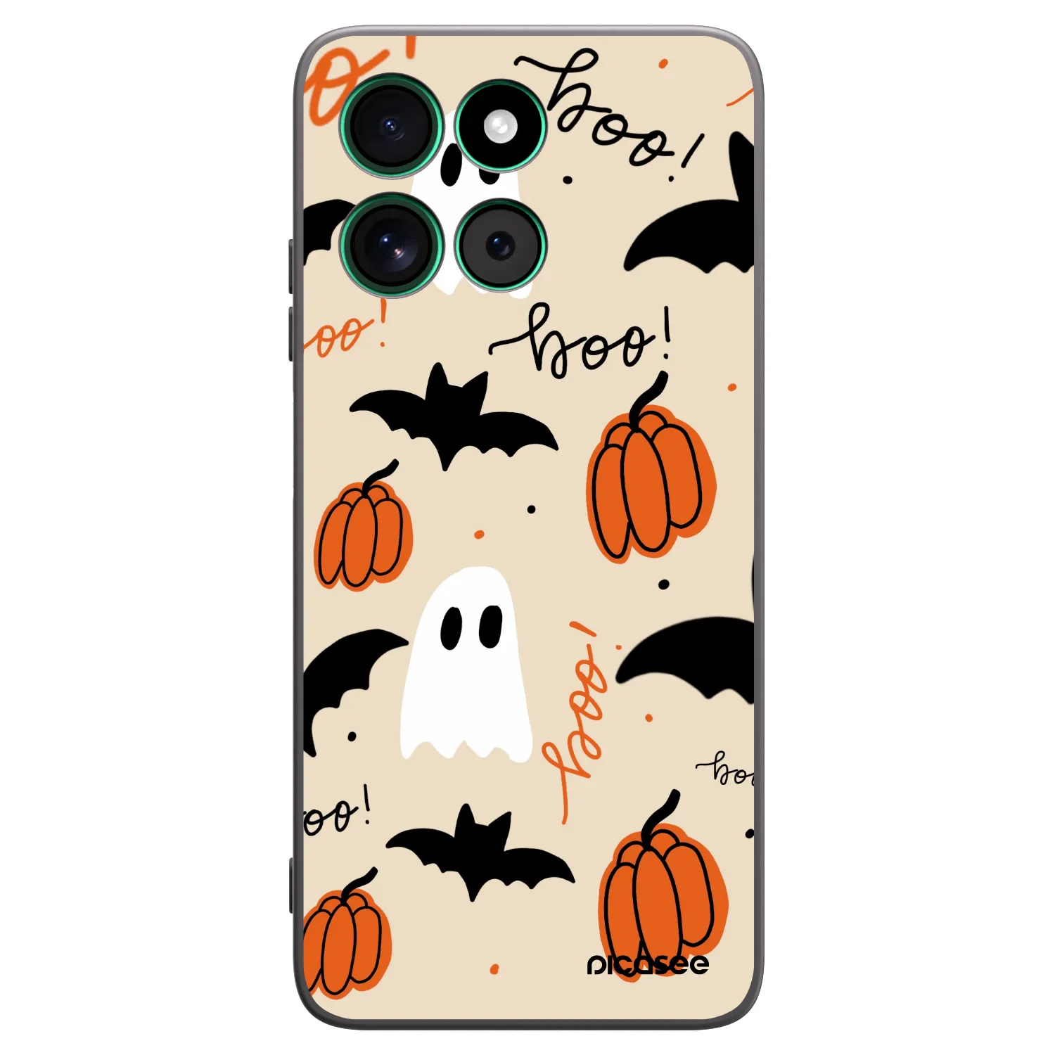 Picasee silikonový černý obal pro Motorola Moto G57 Power - Halloween 26