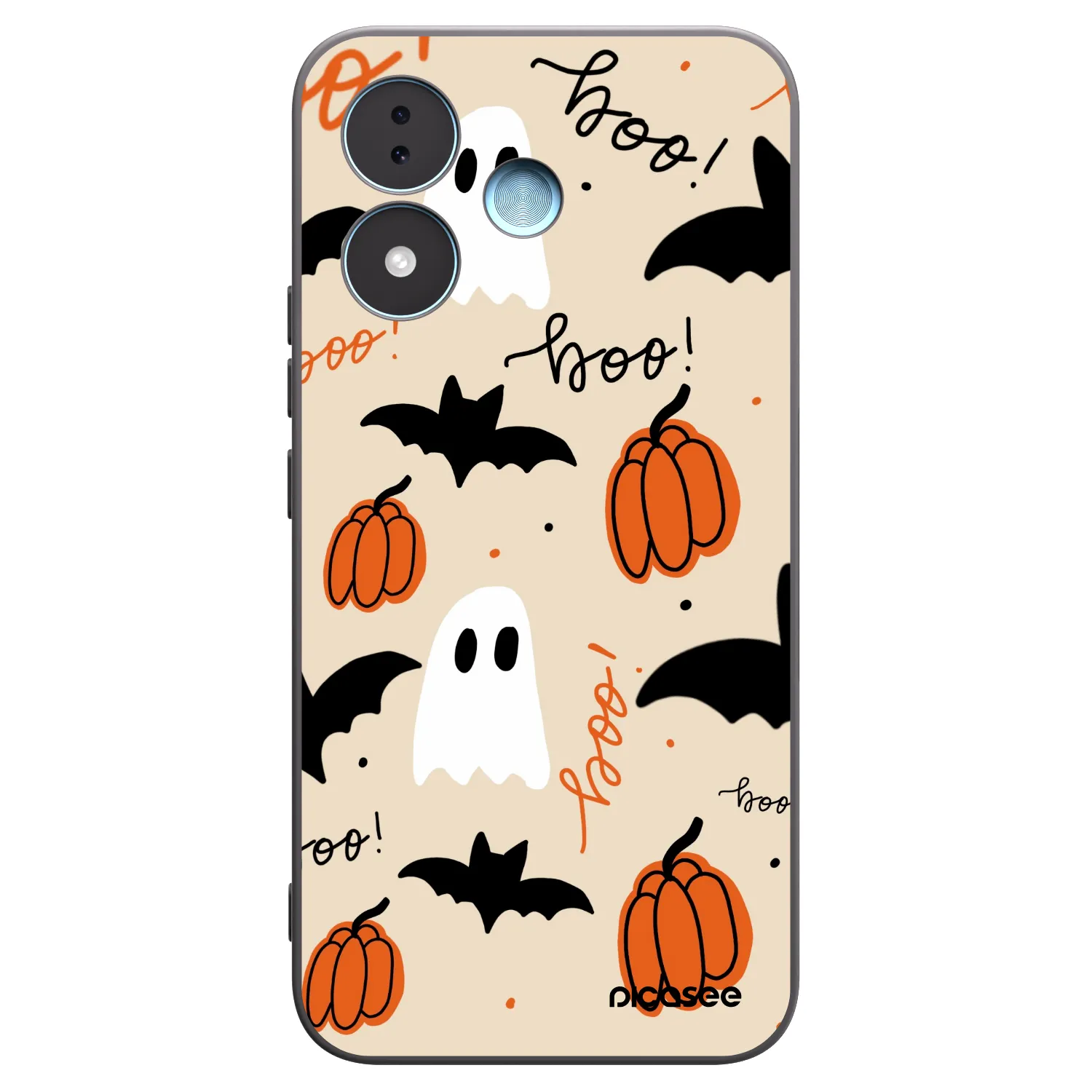 Picasee silikonový černý obal pro Xiaomi Redmi Note 17 5G - Halloween 26