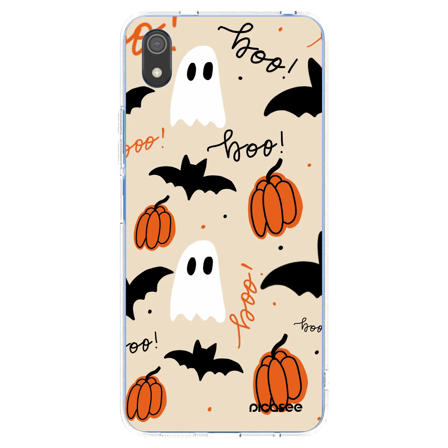 Picasee silikonový průhledný obal pro Xiaomi Redmi 7A - Halloween 26