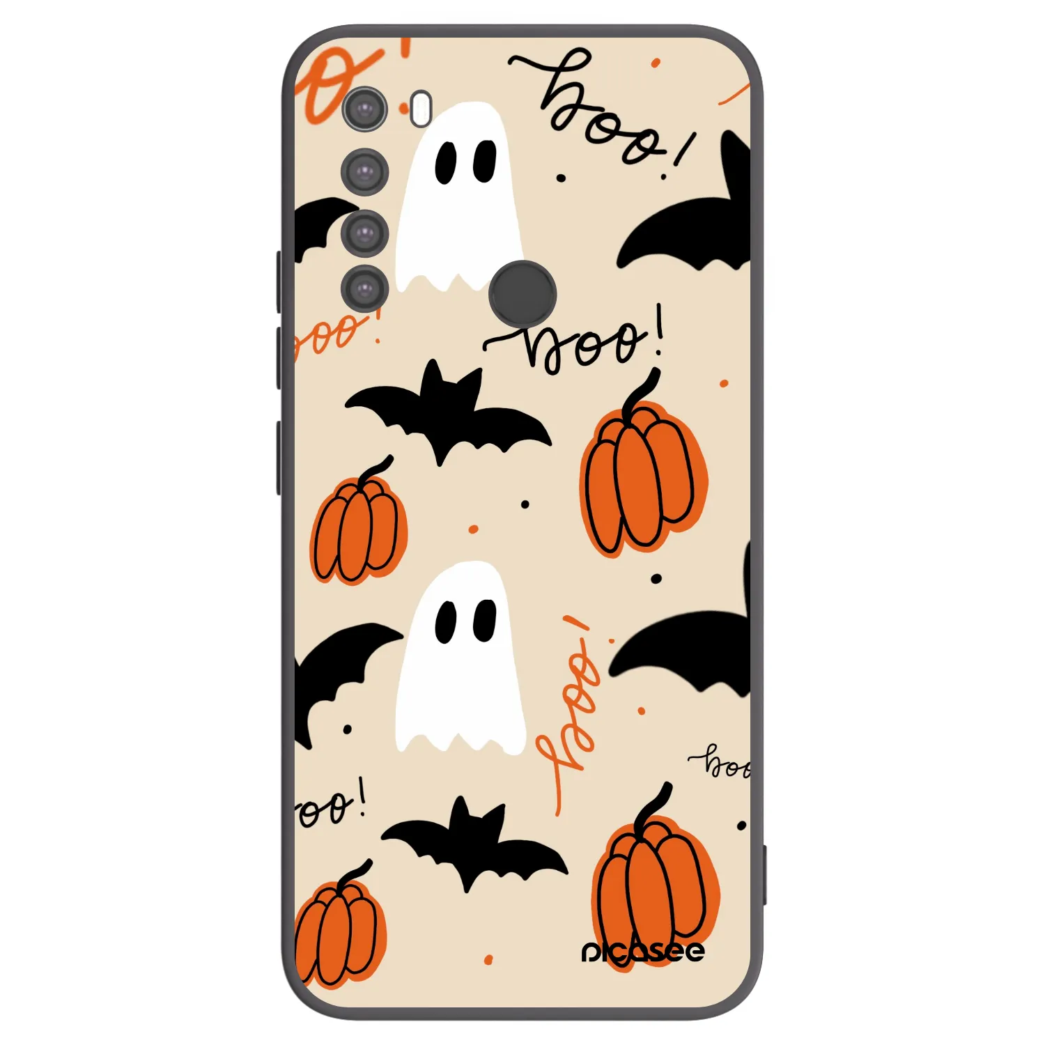 Picasee silikonový černý obal pro Xiaomi Redmi Note 8 - Halloween 26