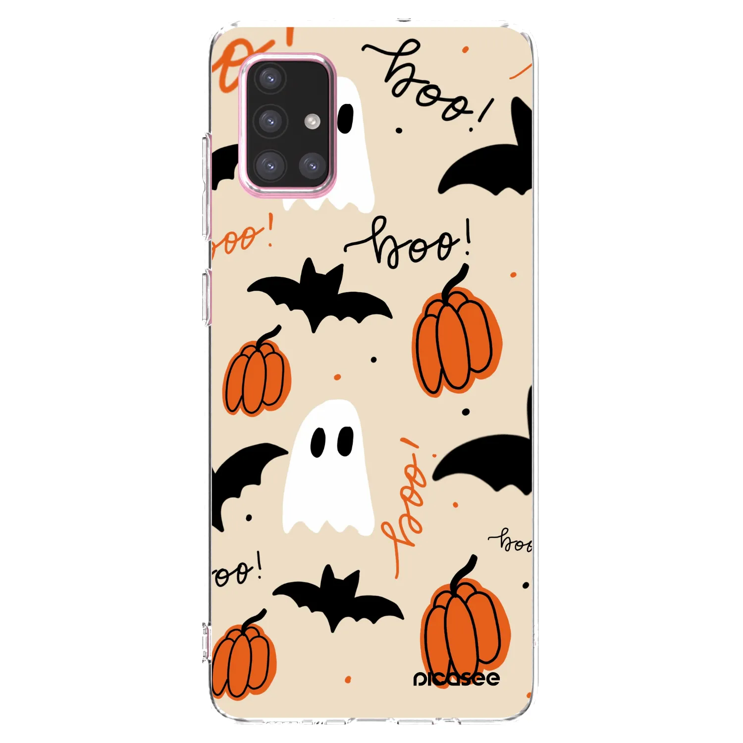 Picasee silikonový průhledný obal pro Samsung Galaxy A71 A715F - Halloween 26