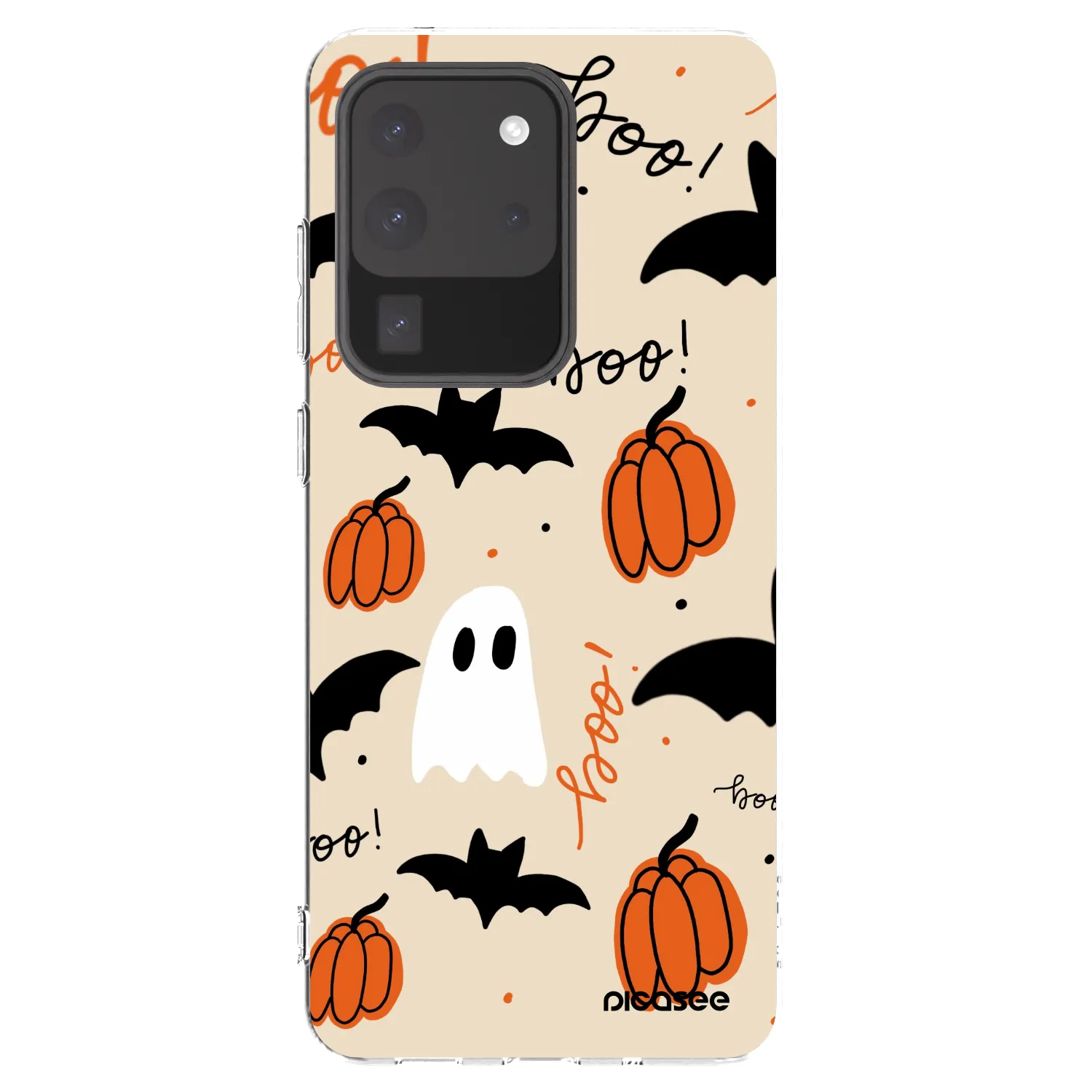 Picasee silikonový průhledný obal pro Samsung Galaxy S20 Ultra 5G G988F - Halloween 26