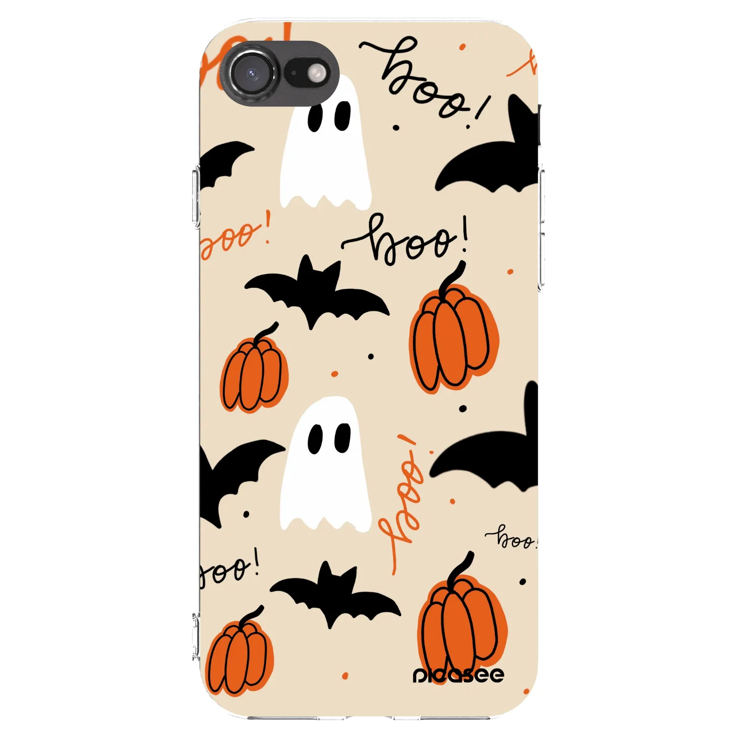 Picasee silikonový průhledný obal pro Apple iPhone SE 2020 - Halloween 26