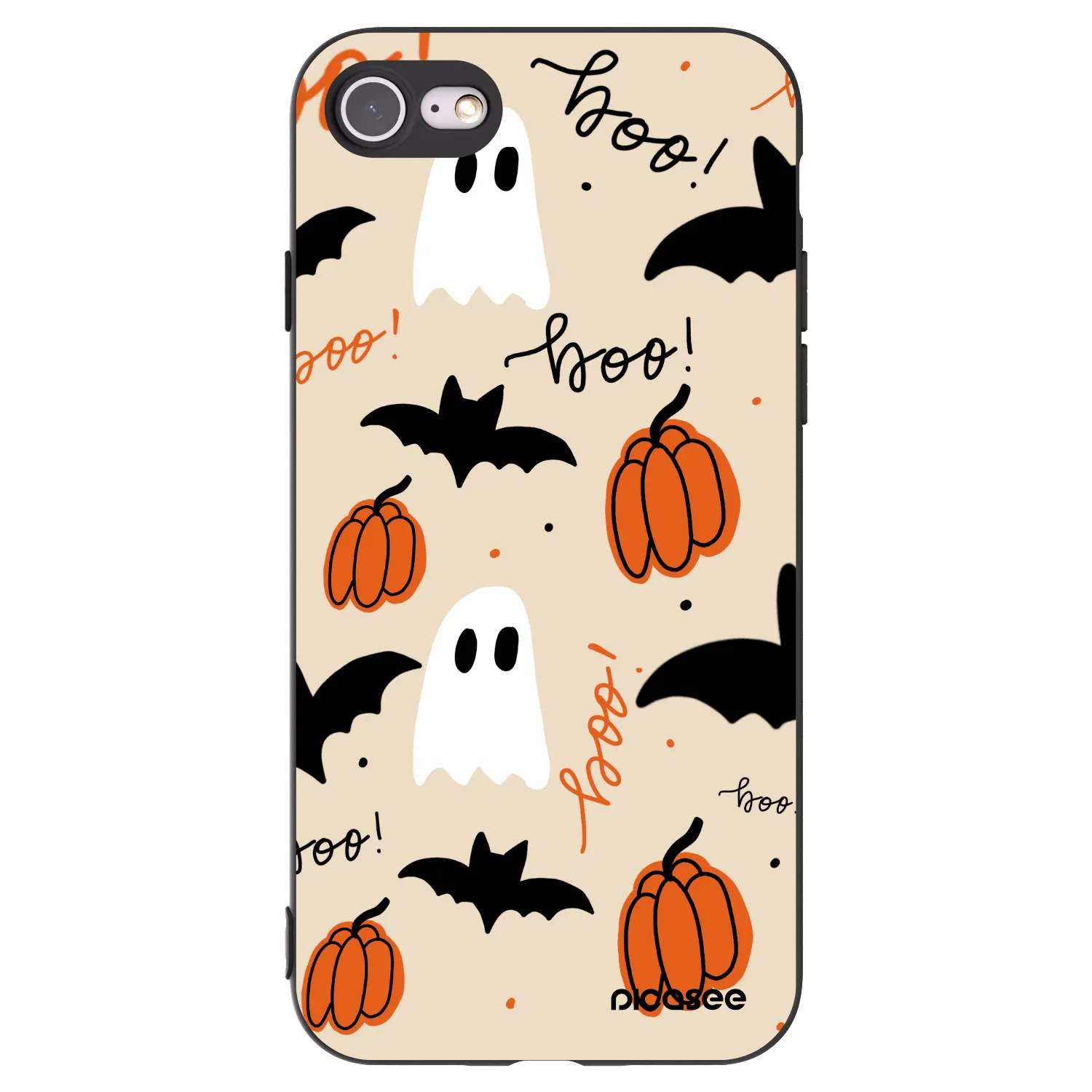 Picasee silikonový černý obal pro Apple iPhone SE 2020 - Halloween 26