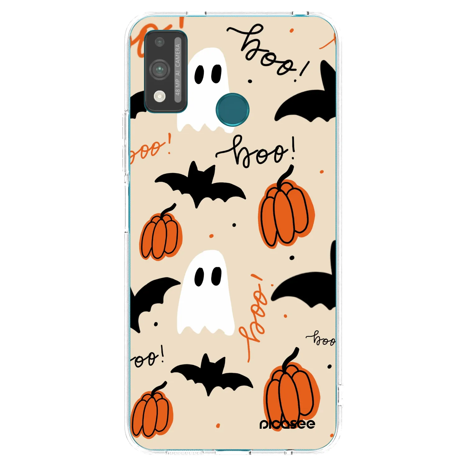 Picasee silikonový průhledný obal pro Honor 9X Lite - Halloween 26