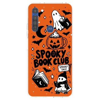 Obal pro Motorola Moto G8 - Spooky book club