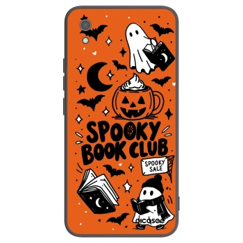 Picasee silikonový černý obal pro Xiaomi Redmi 7A - Spooky book club