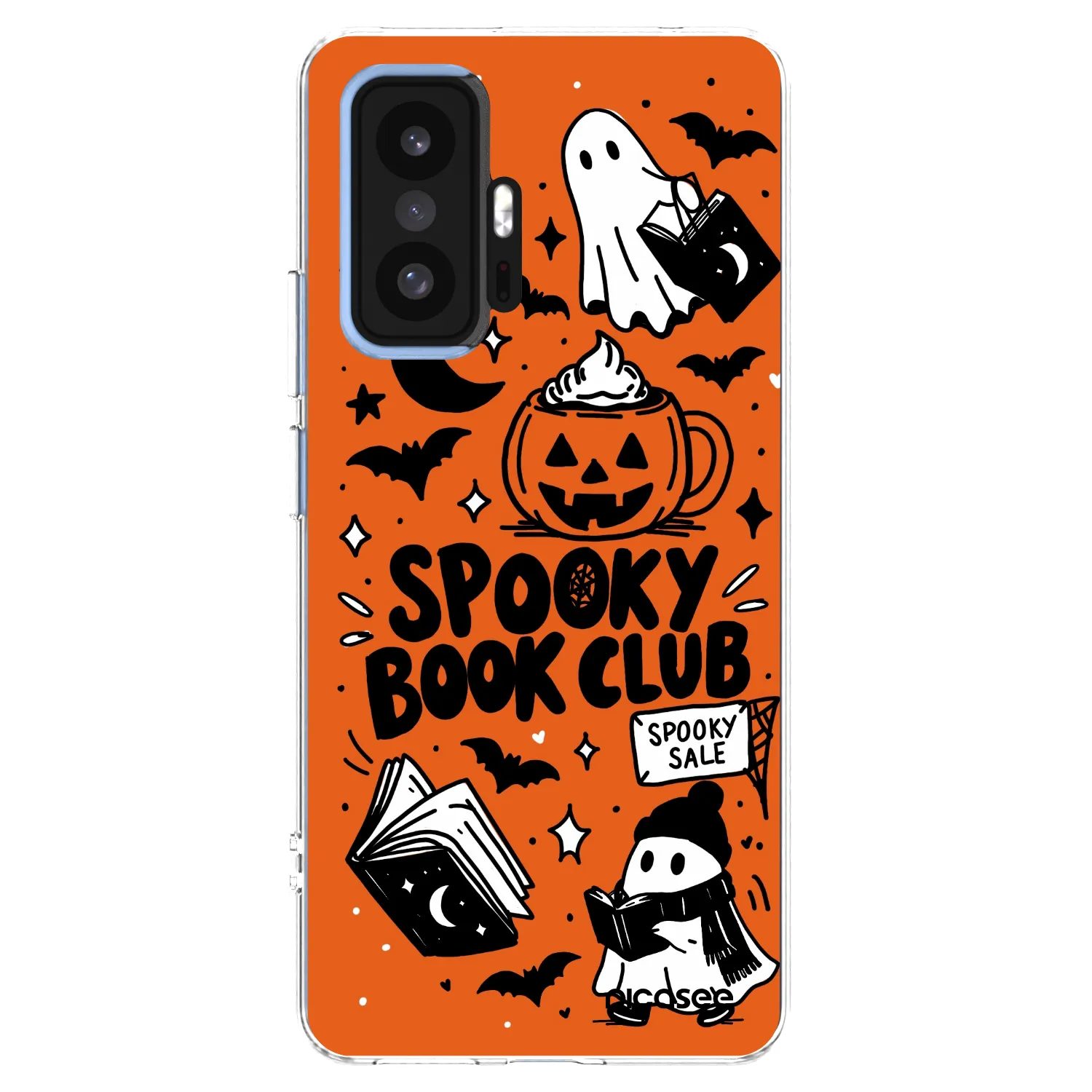 Picasee silikonový průhledný obal pro Xiaomi 11T Pro - Spooky book club