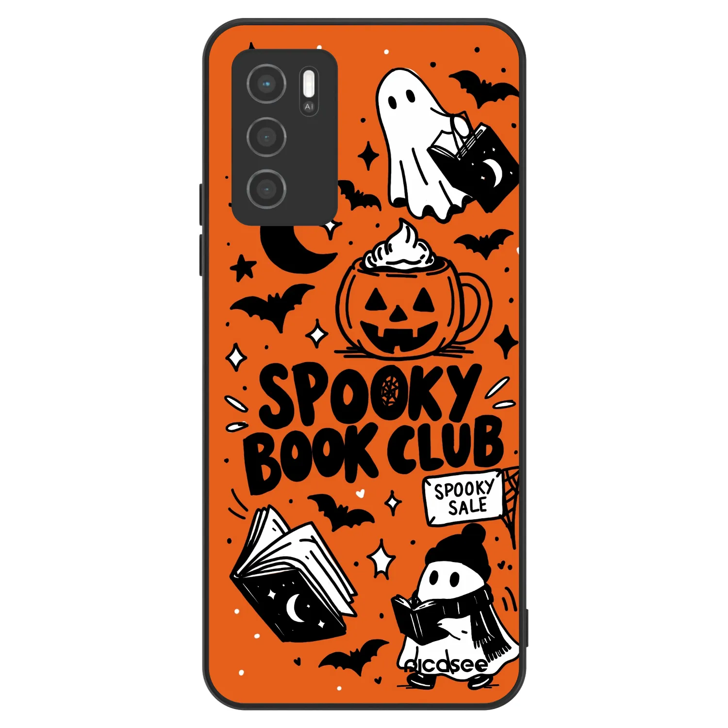 Picasee ULTIMATE CASE pro OPPO A16 - Spooky book club