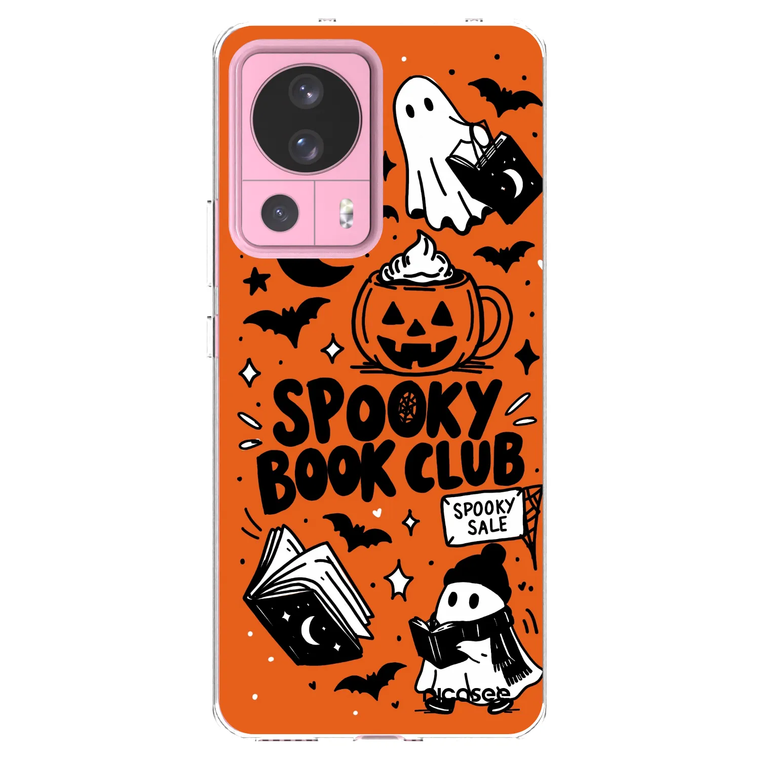 Picasee silikonový průhledný obal pro Xiaomi 13 Lite - Spooky book club