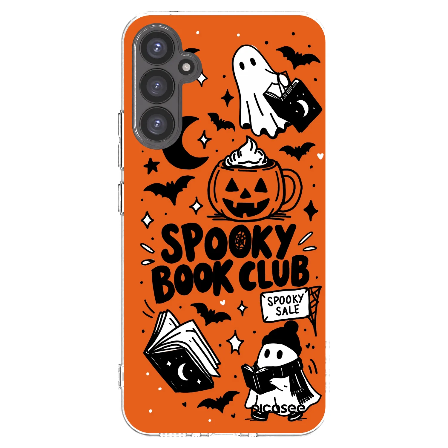 Picasee silikonový průhledný obal pro Samsung Galaxy A34 5G A346B - Spooky book club