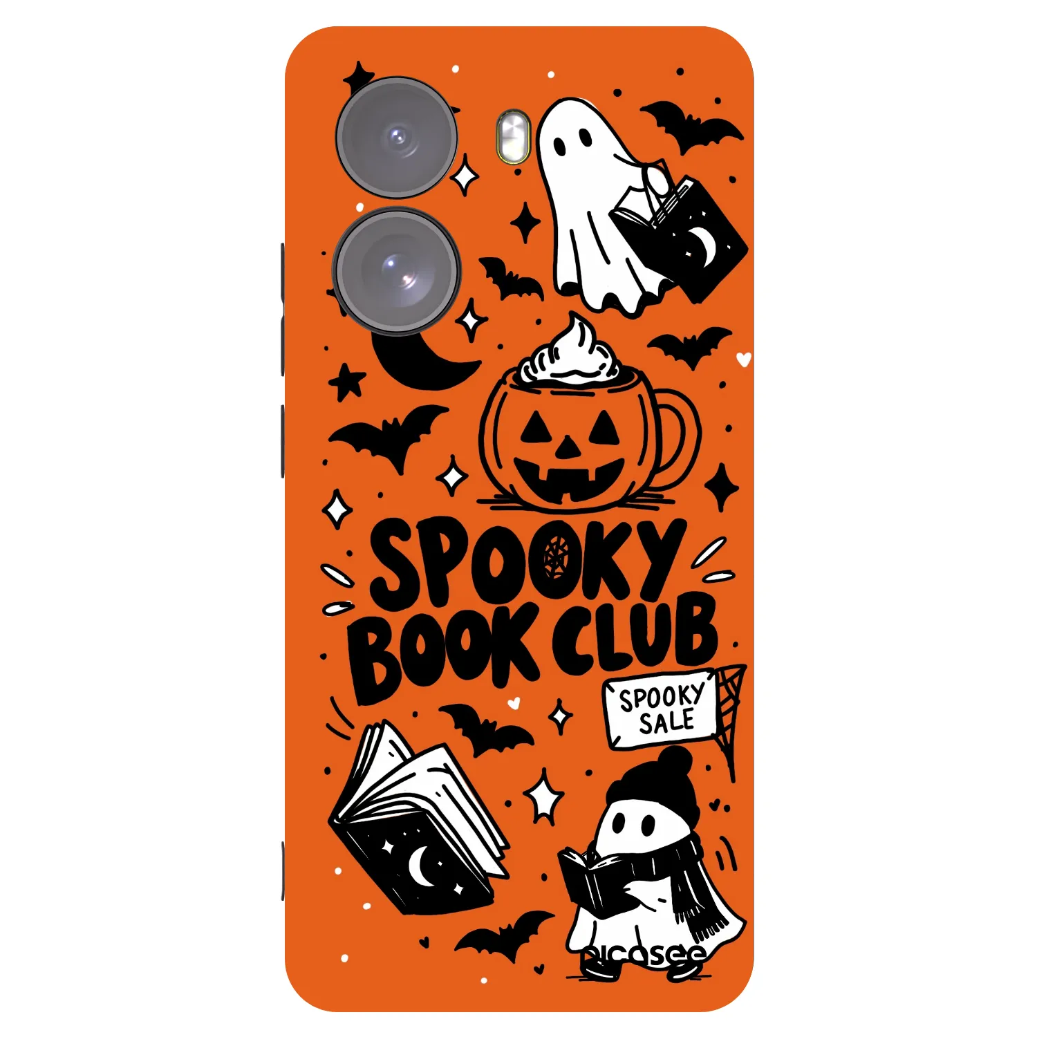 Picasee silikonový černý obal pro Xiaomi Poco X7 - Spooky book club