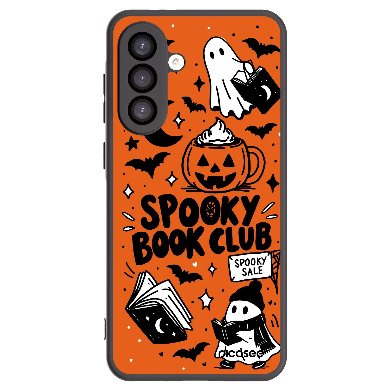 Picasee silikonový černý obal pro Samsung Galaxy A26 5G A266B - Spooky book club