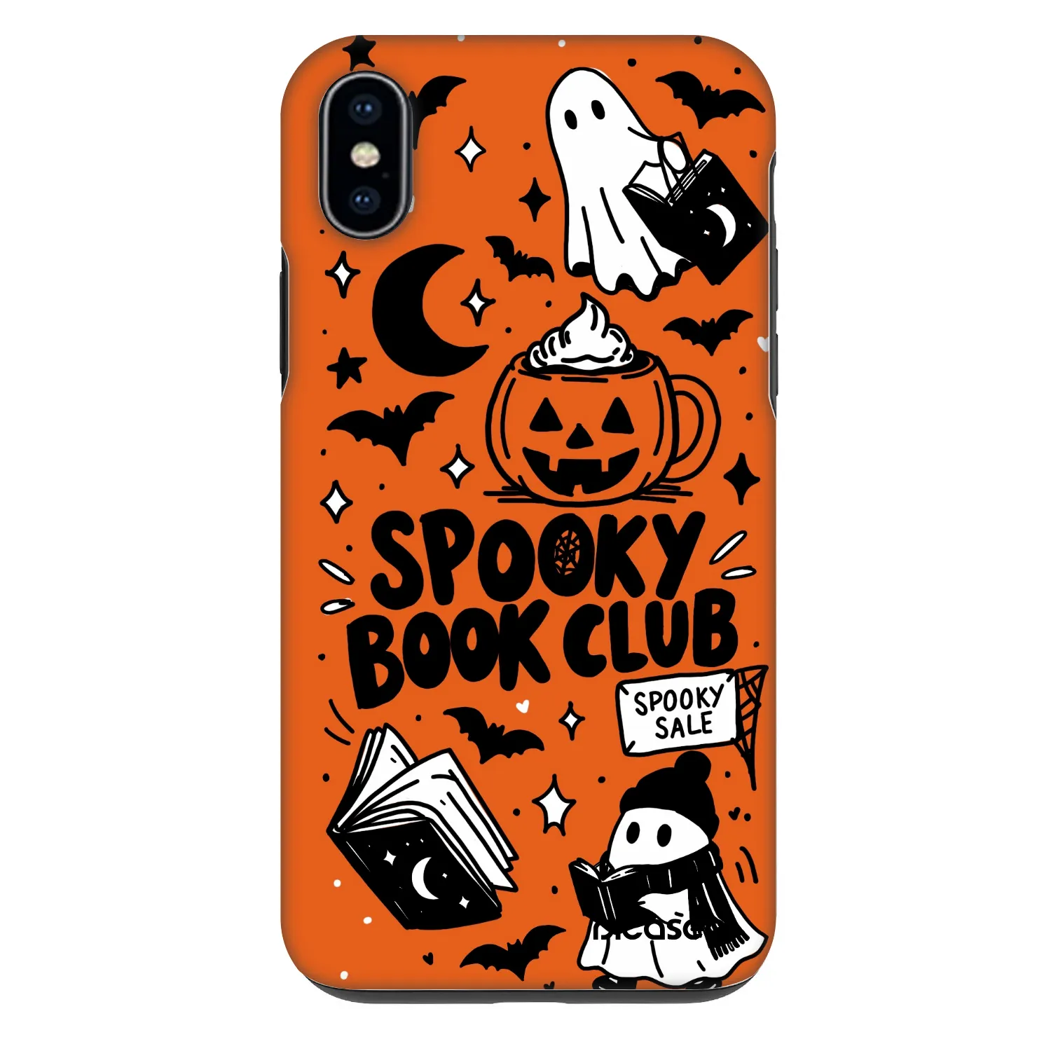 Picasee Fashion Case pro Apple iPhone XS Max - Spooky book club