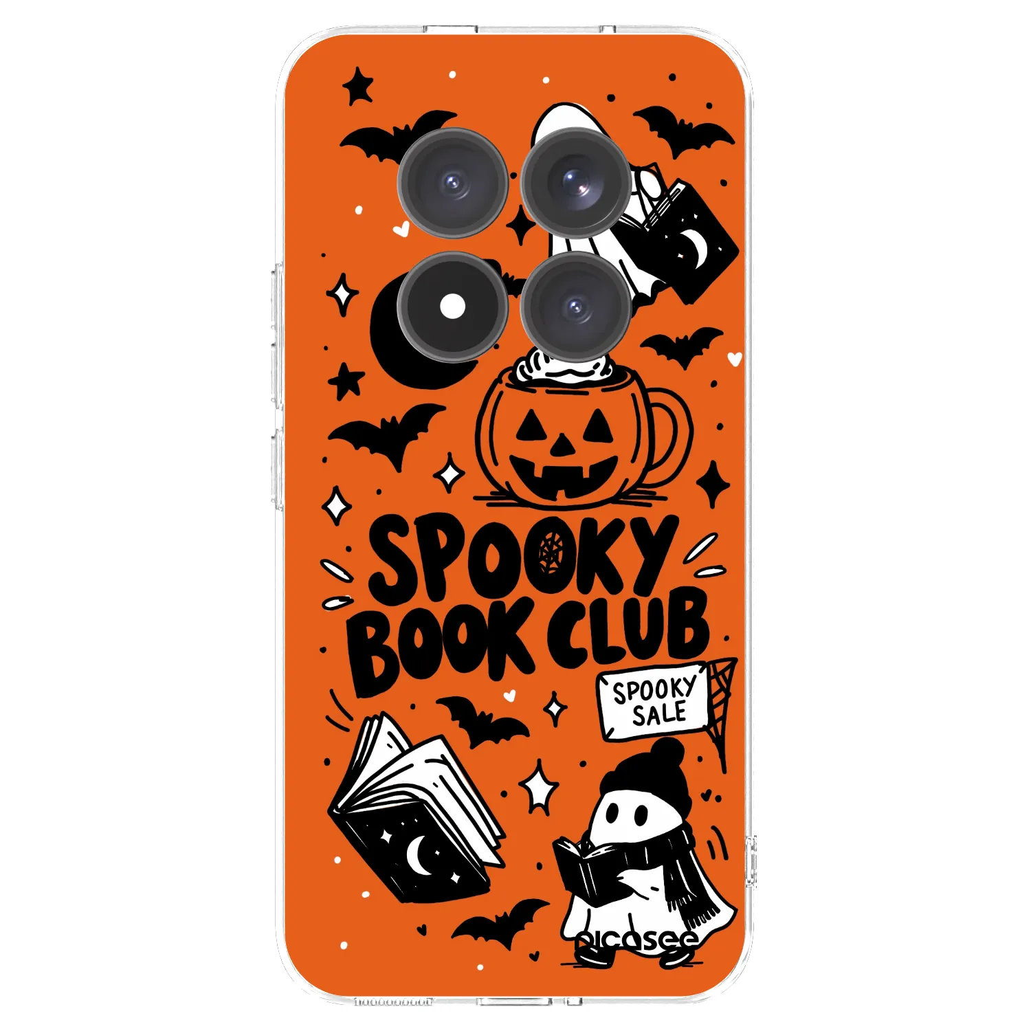 Picasee silikonový průhledný obal pro Xiaomi Redmi Note 15 Pro+ - Spooky book club