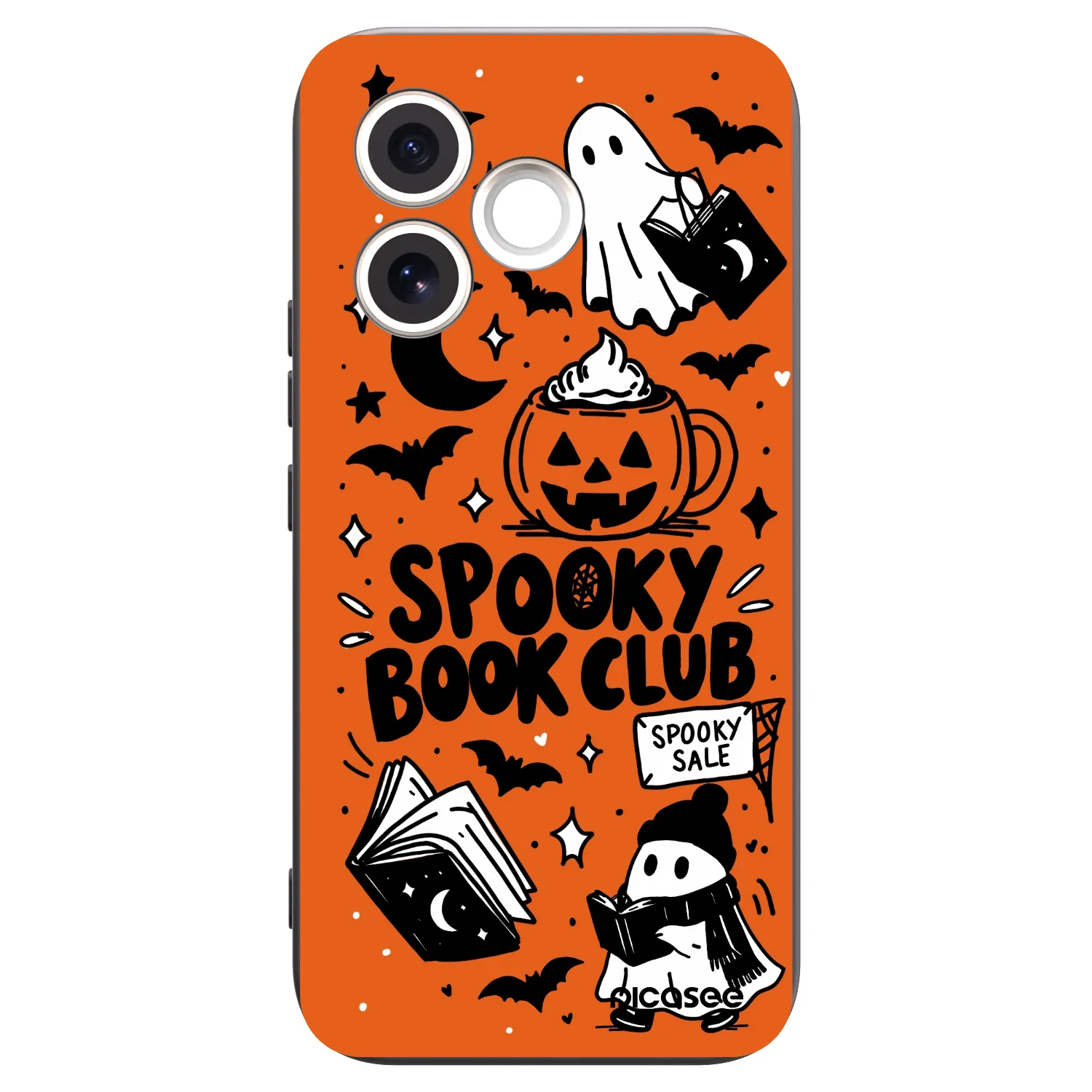 Picasee silikonový černý obal pro Honor 600 Lite - Spooky book club