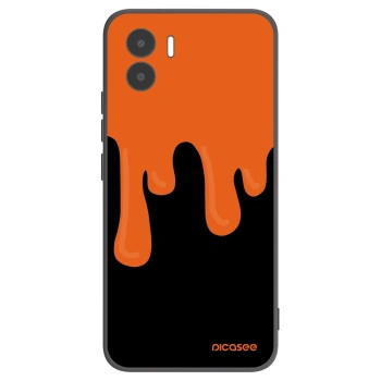 Picasee silikonový černý obal pro Xiaomi Redmi A2 - Orange spooky