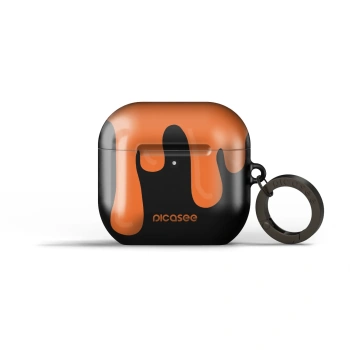 Obal pro Apple AirPods 4 - Orange spooky