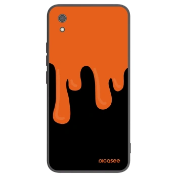 Picasee silikonový černý obal pro Xiaomi Redmi 7A - Orange spooky