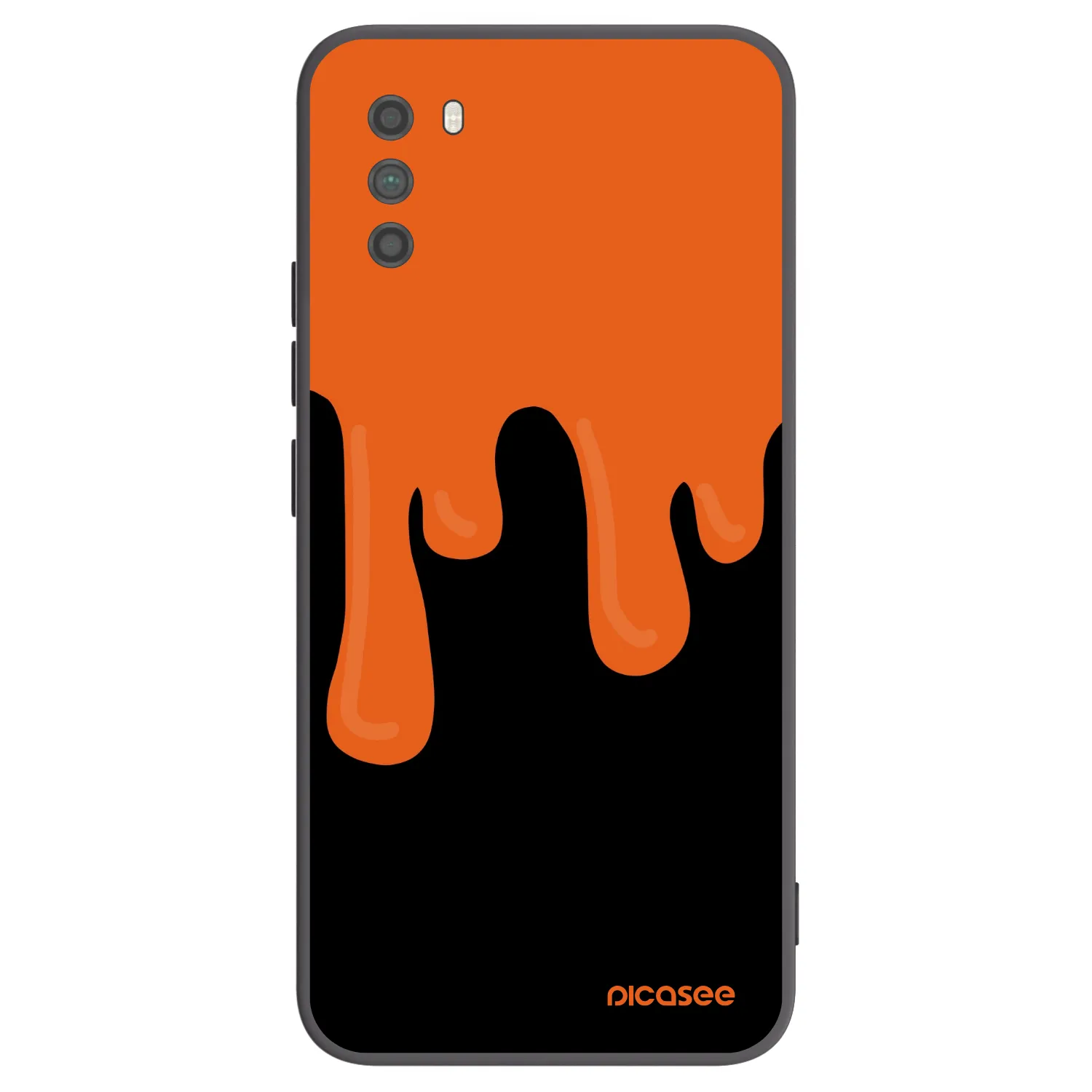 Picasee silikonový černý obal pro Xiaomi Poco M3 - Orange spooky