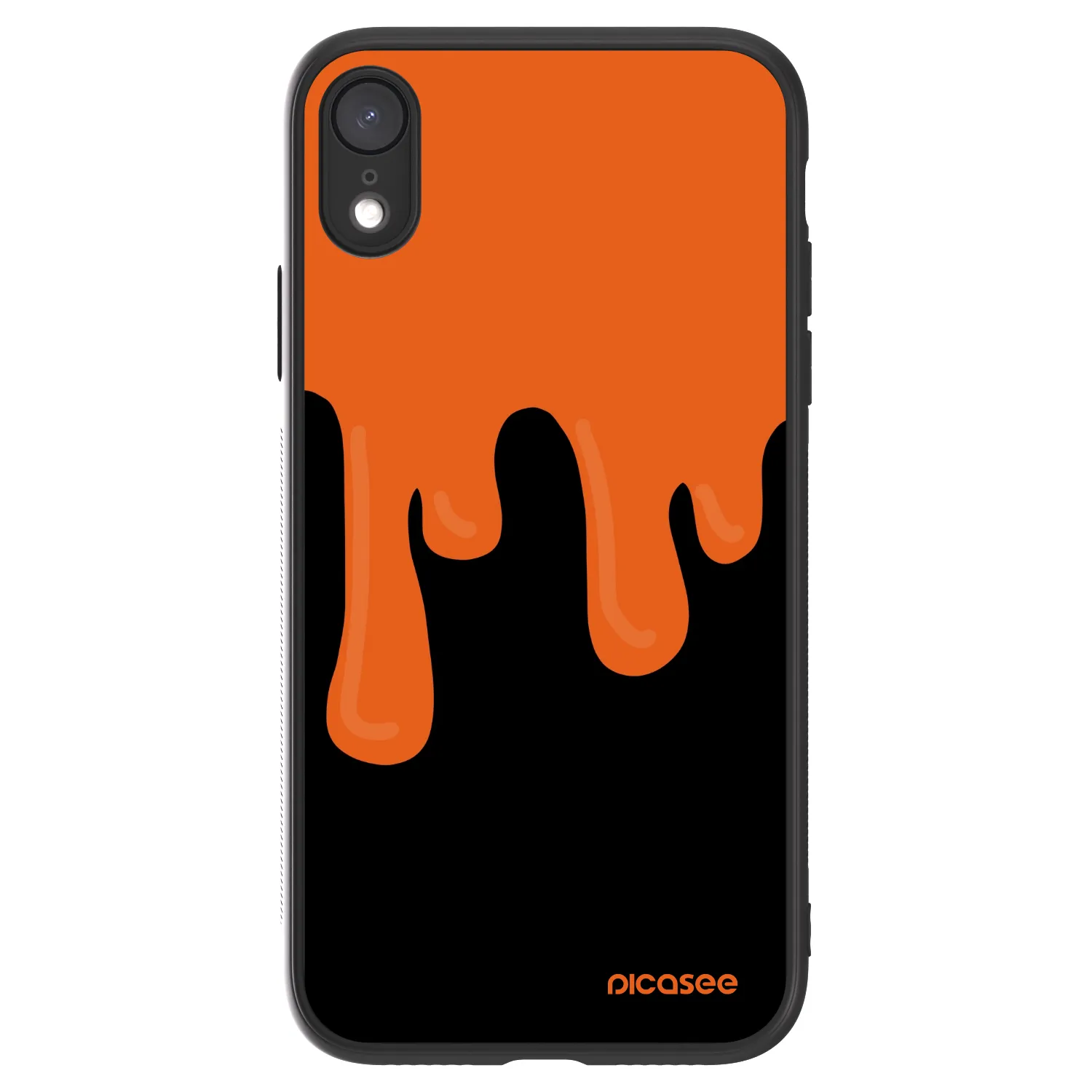 Picasee ULTIMATE CASE pro Apple iPhone XR - Orange spooky