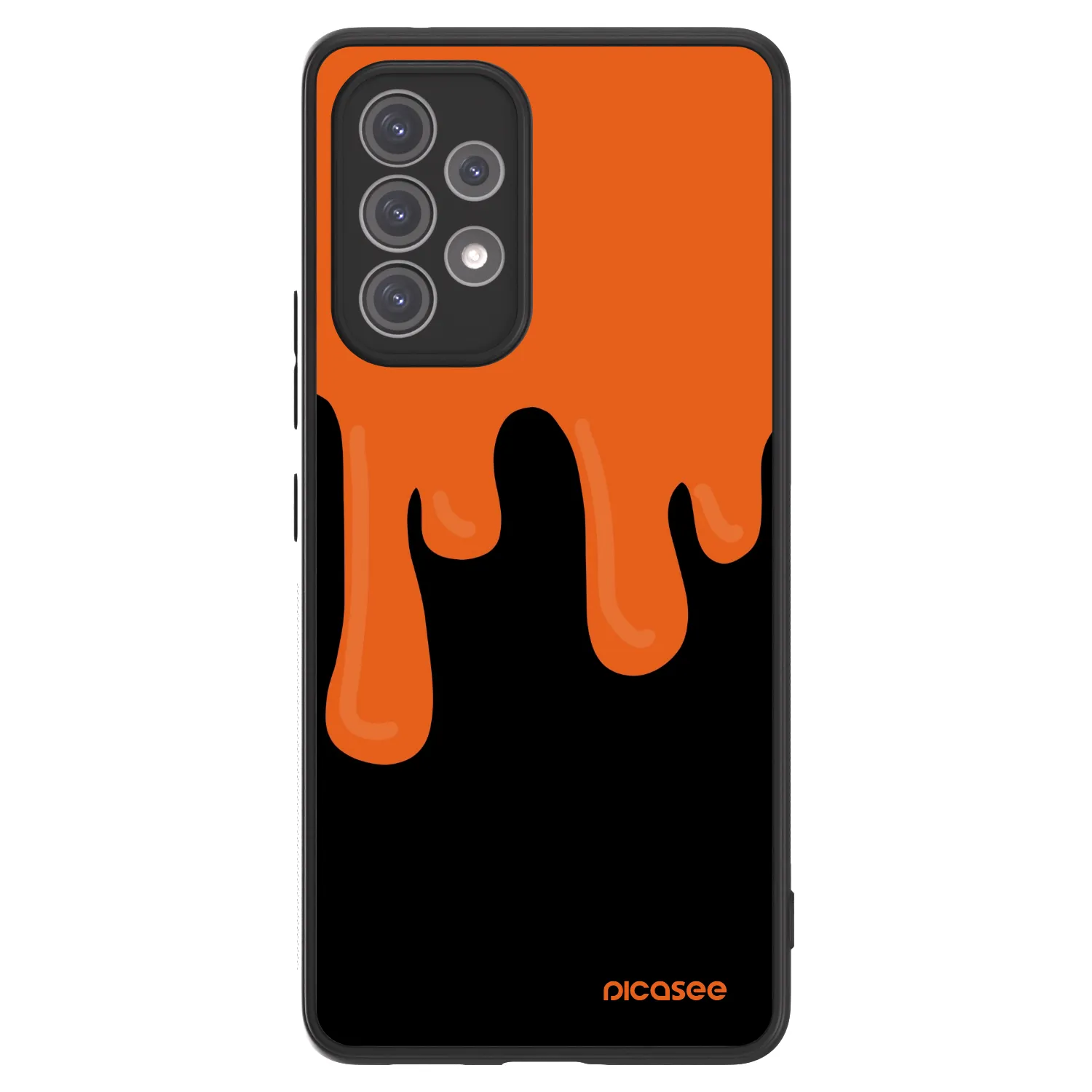 Picasee ULTIMATE CASE pro Samsung Galaxy A52 5G A525F - Orange spooky