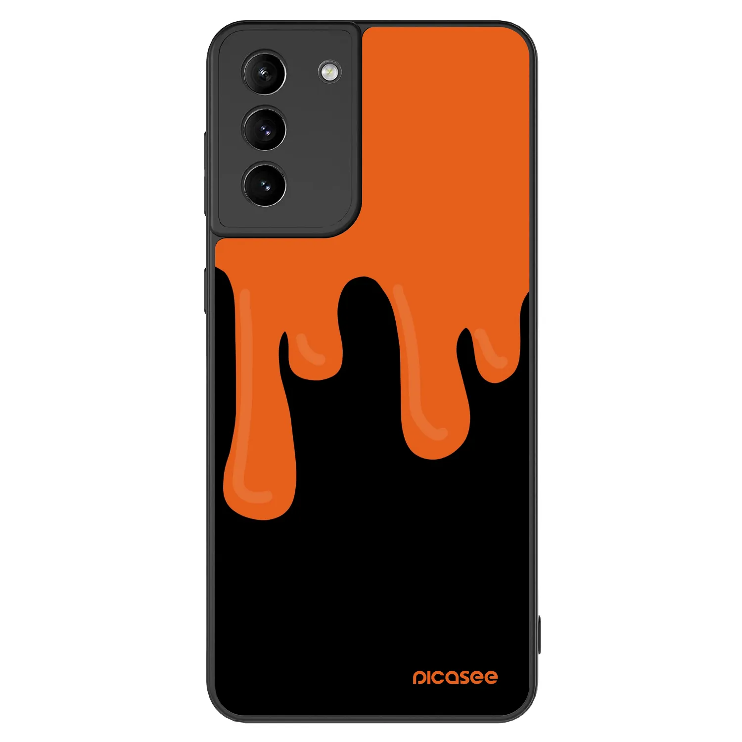 Picasee ULTIMATE CASE pro Samsung Galaxy S21+ 5G G996F - Orange spooky