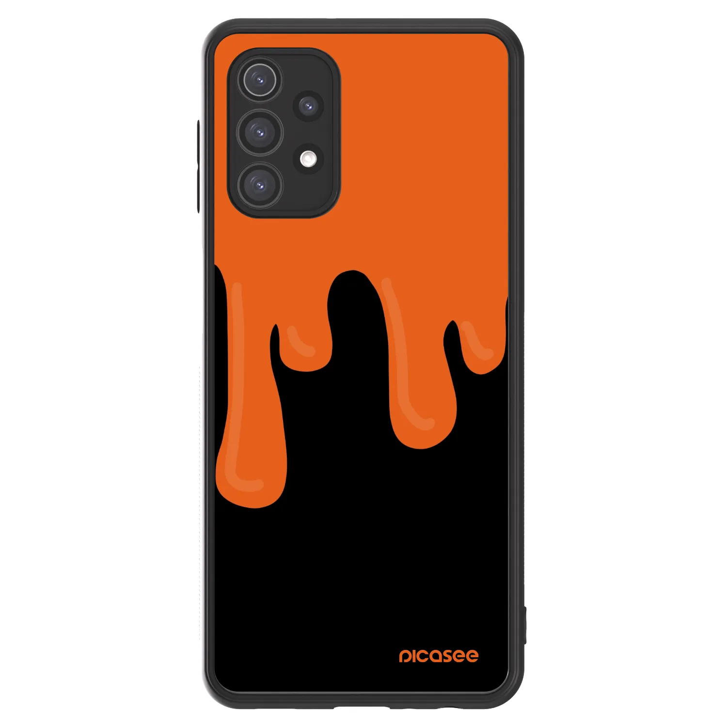 Picasee ULTIMATE CASE pro Samsung Galaxy A32 5G A326B - Orange spooky